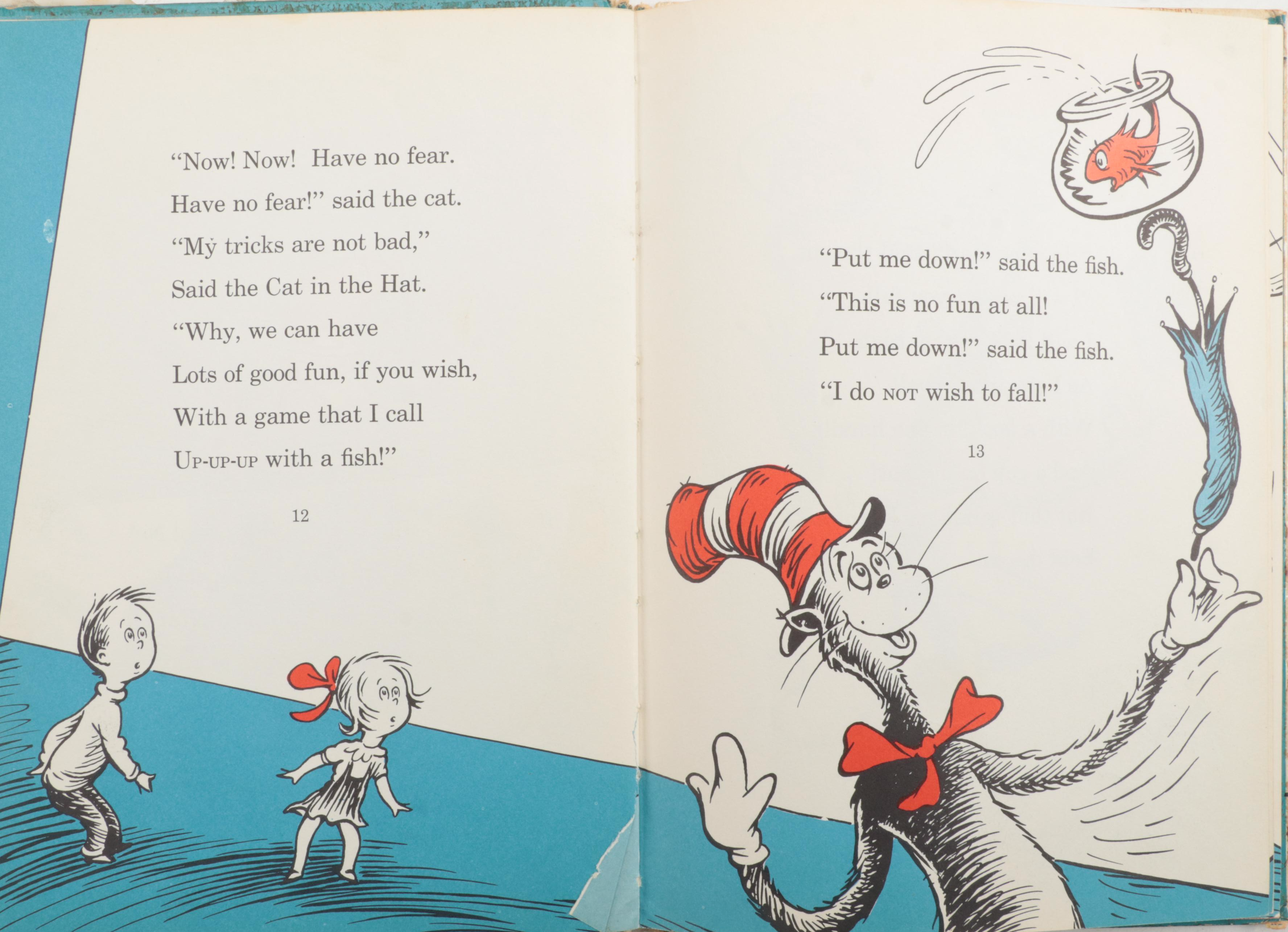 Illustrated "The Cat in the Hat" and More Children's Books, Mid to Late 20th C.