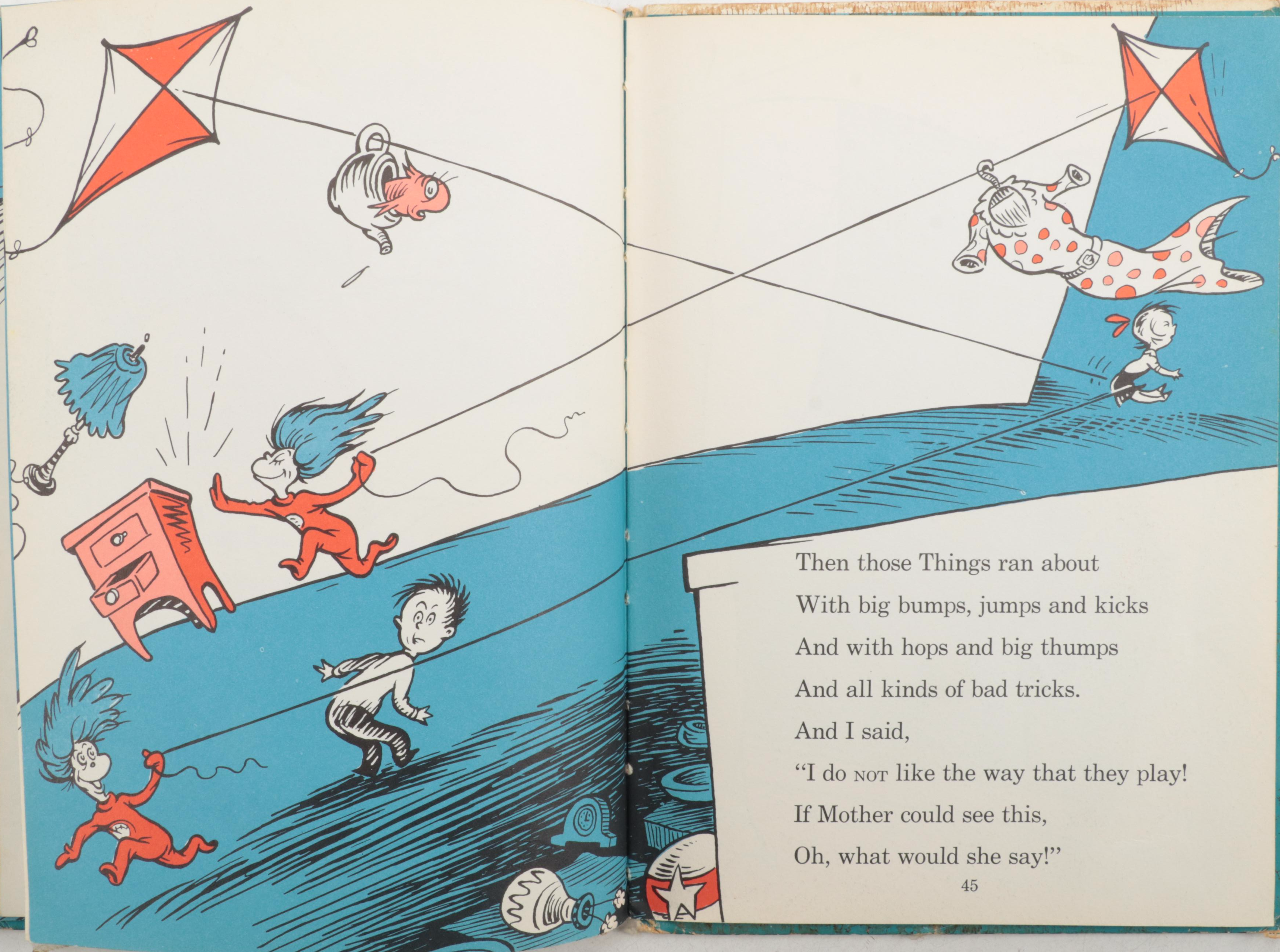 Illustrated "The Cat in the Hat" and More Children's Books, Mid to Late 20th C.