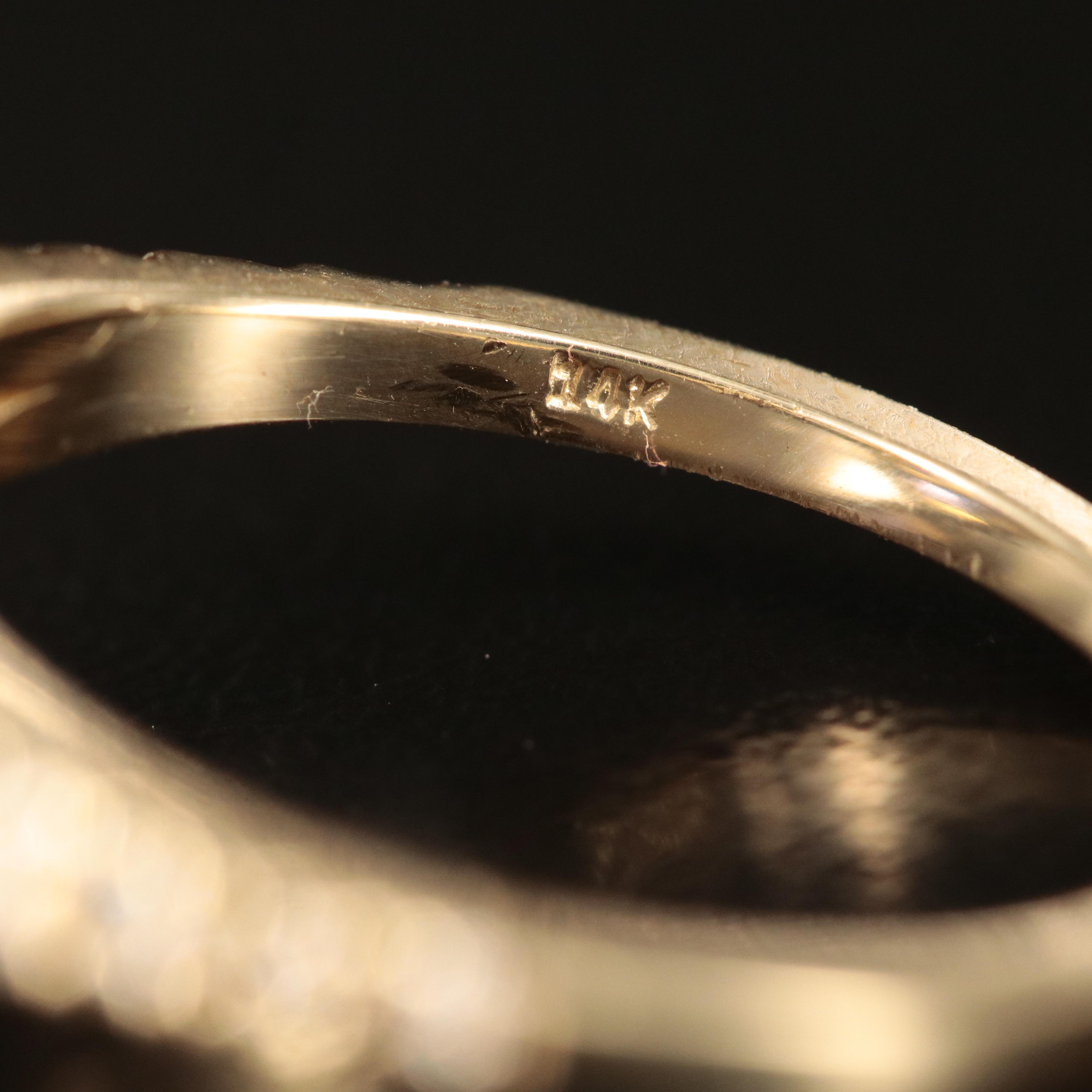 14K 4.90 CT Tanzanite and Diamond Ring