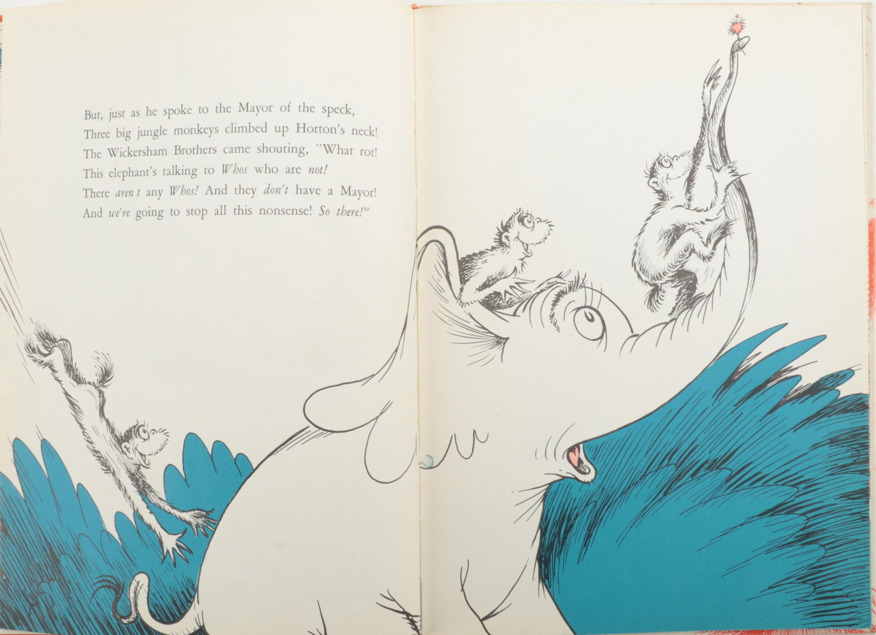 Illustrated "The Cat in the Hat" and More Children's Books, Mid to Late 20th C.