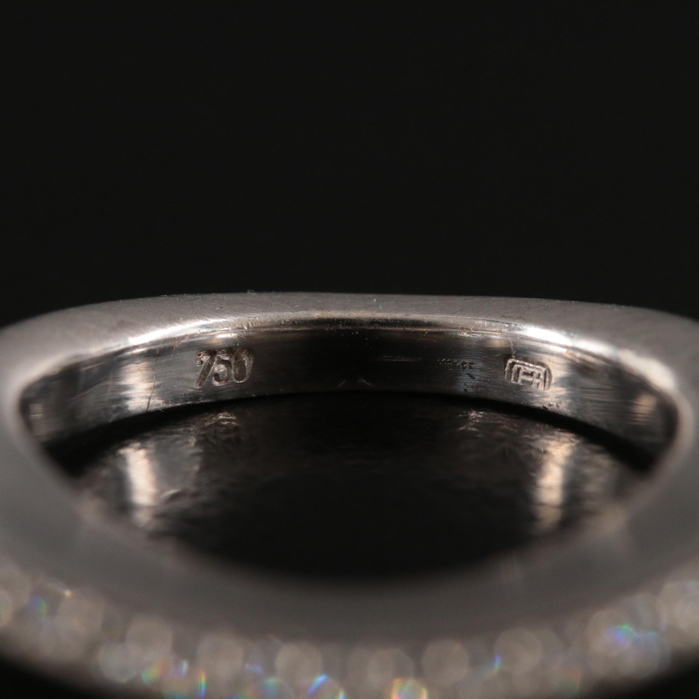 18K 0.16 CTW Diamond Contour Ring