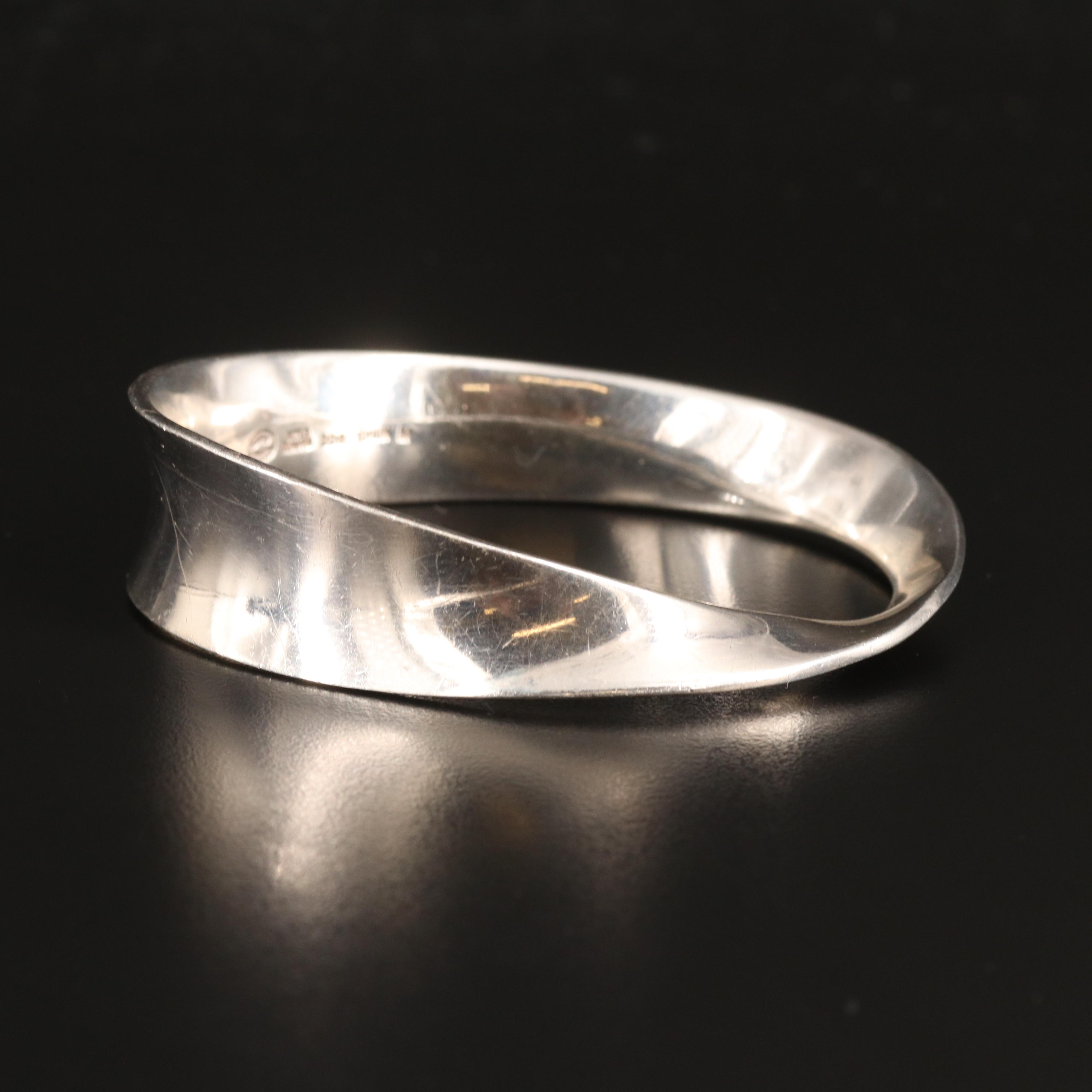 Vivianna Torun for Georg Jensen "Möbius" Sterling Bangle