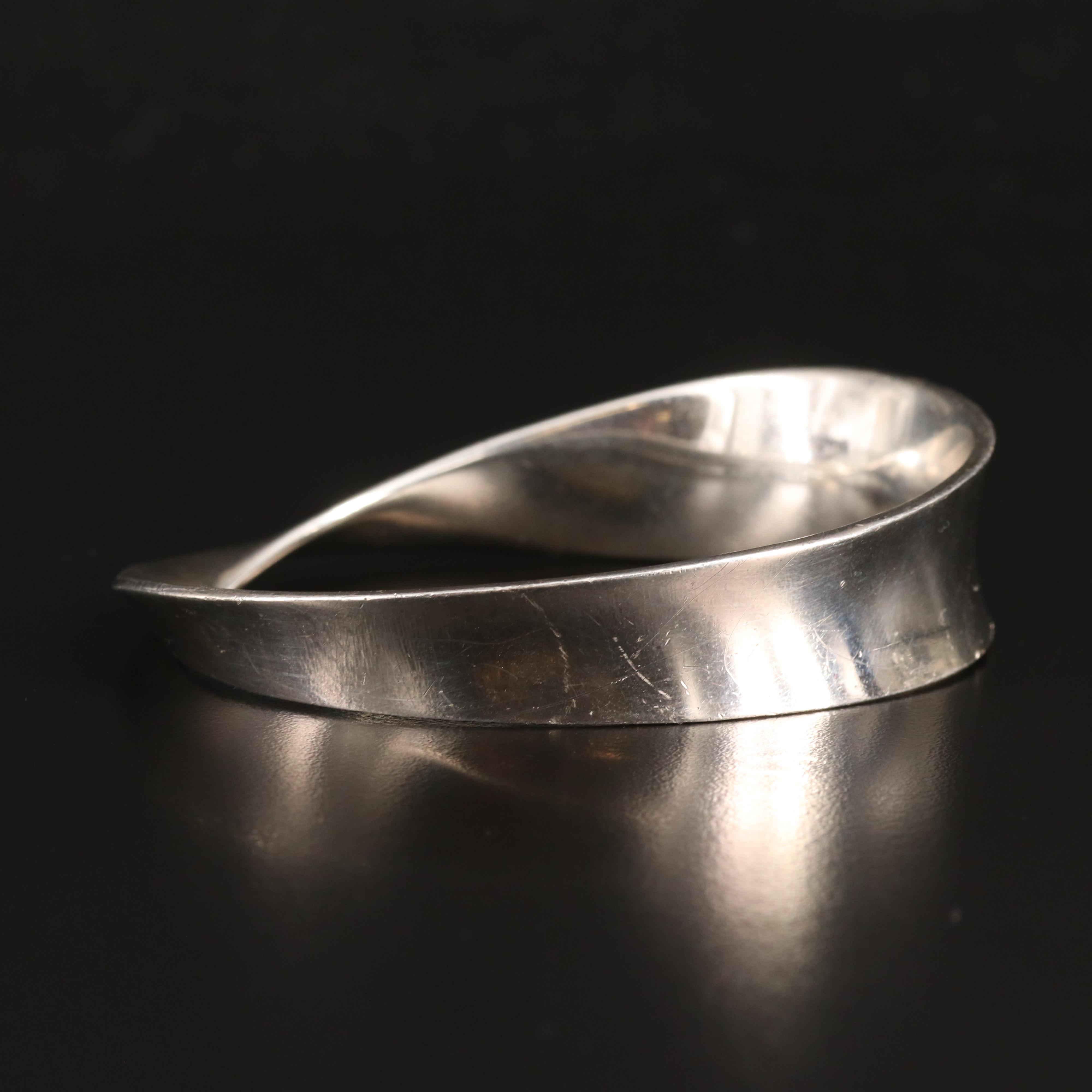 Vivianna Torun for Georg Jensen "Möbius" Sterling Bangle