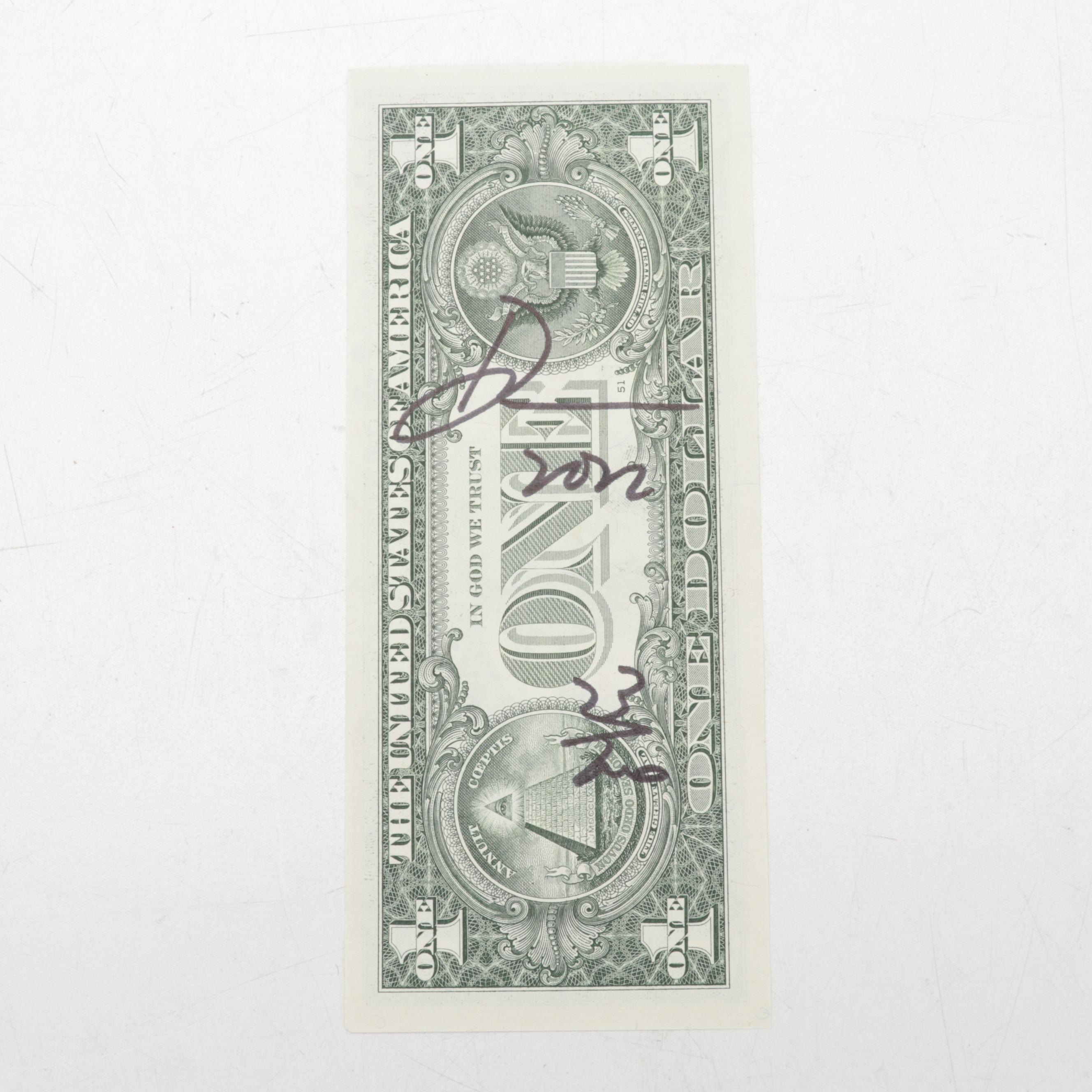 Death NYC Banksy Homage Graphic Print on Banknote, 2020