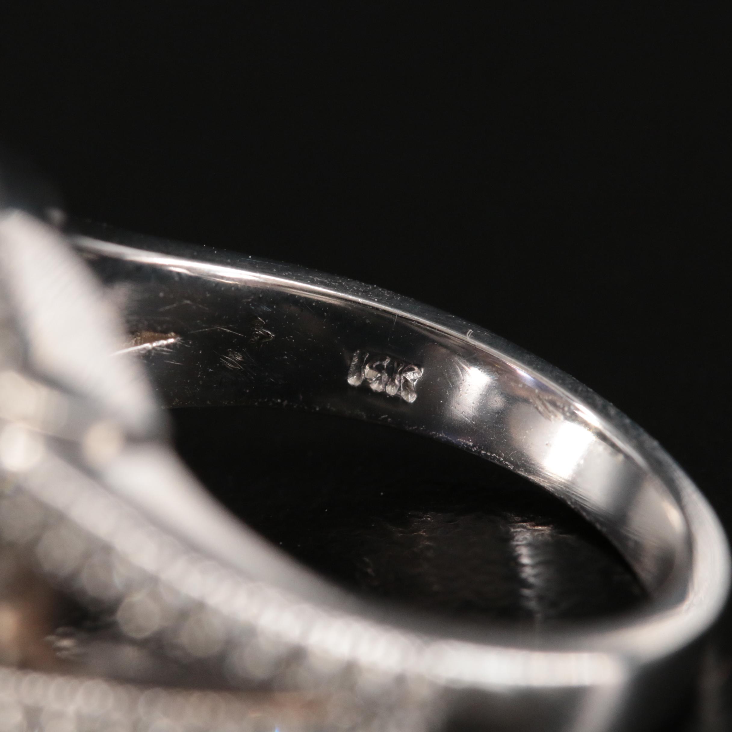 14K 5.48 CT Tanzanite and Diamond Ring