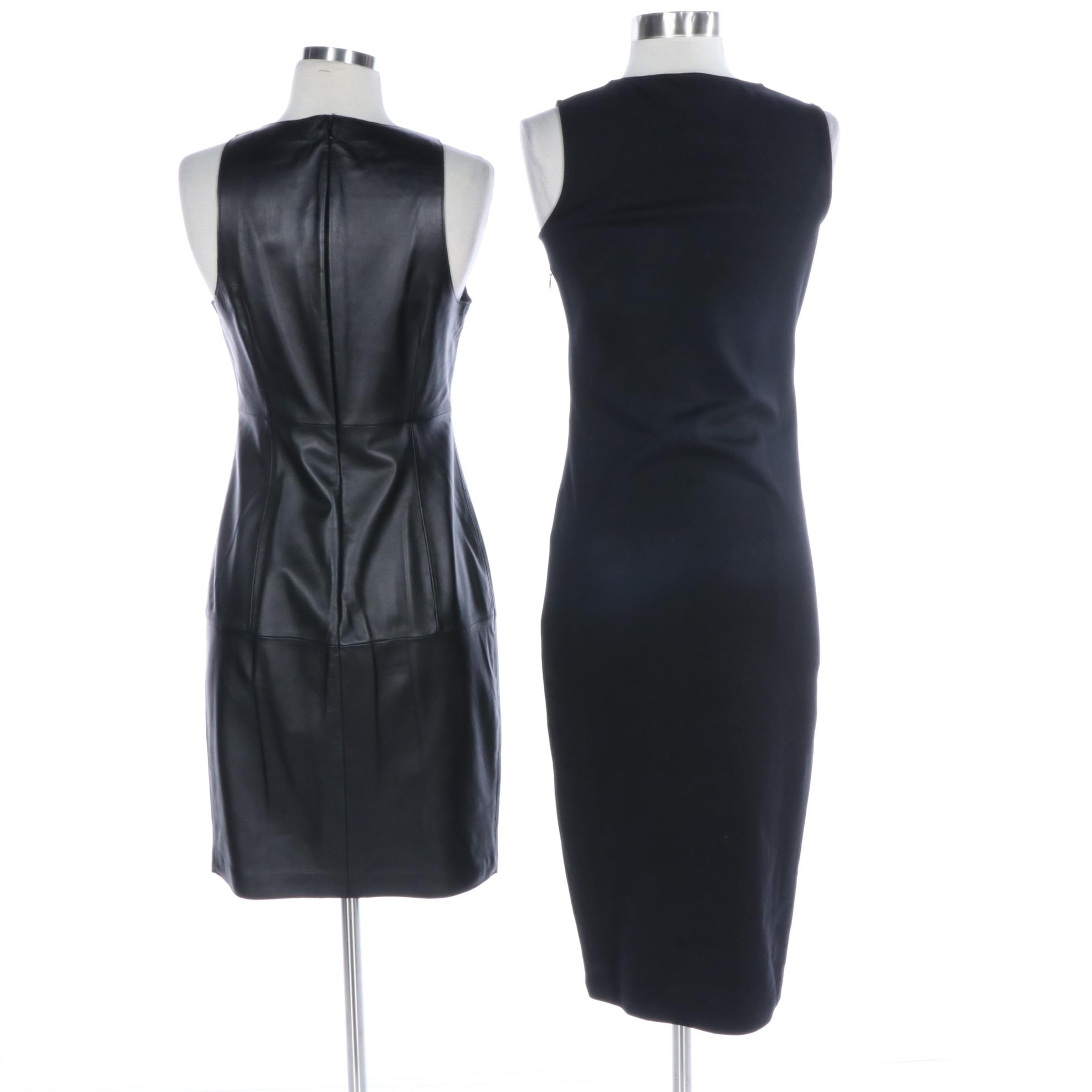 McQ Alexander McQueen and Susan Monaco Sleeveless Sheath Dresses