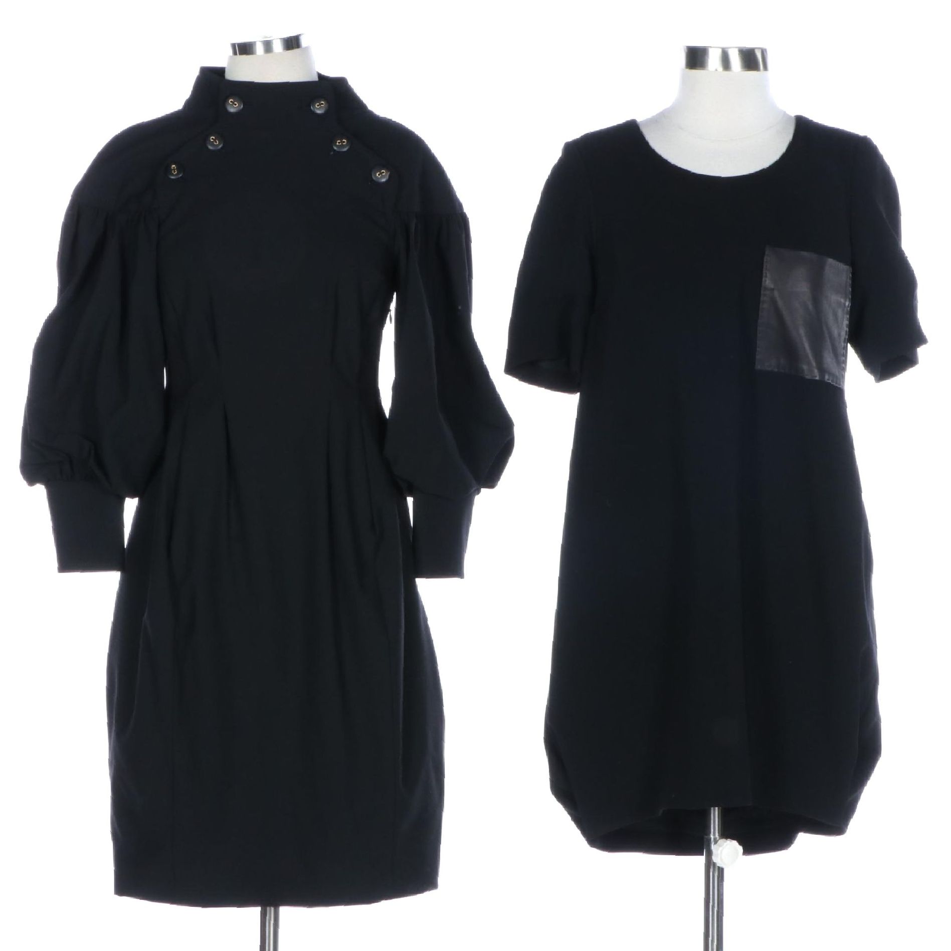Badgley Mischka and Rag & Bone Black Dresses, New with Tags