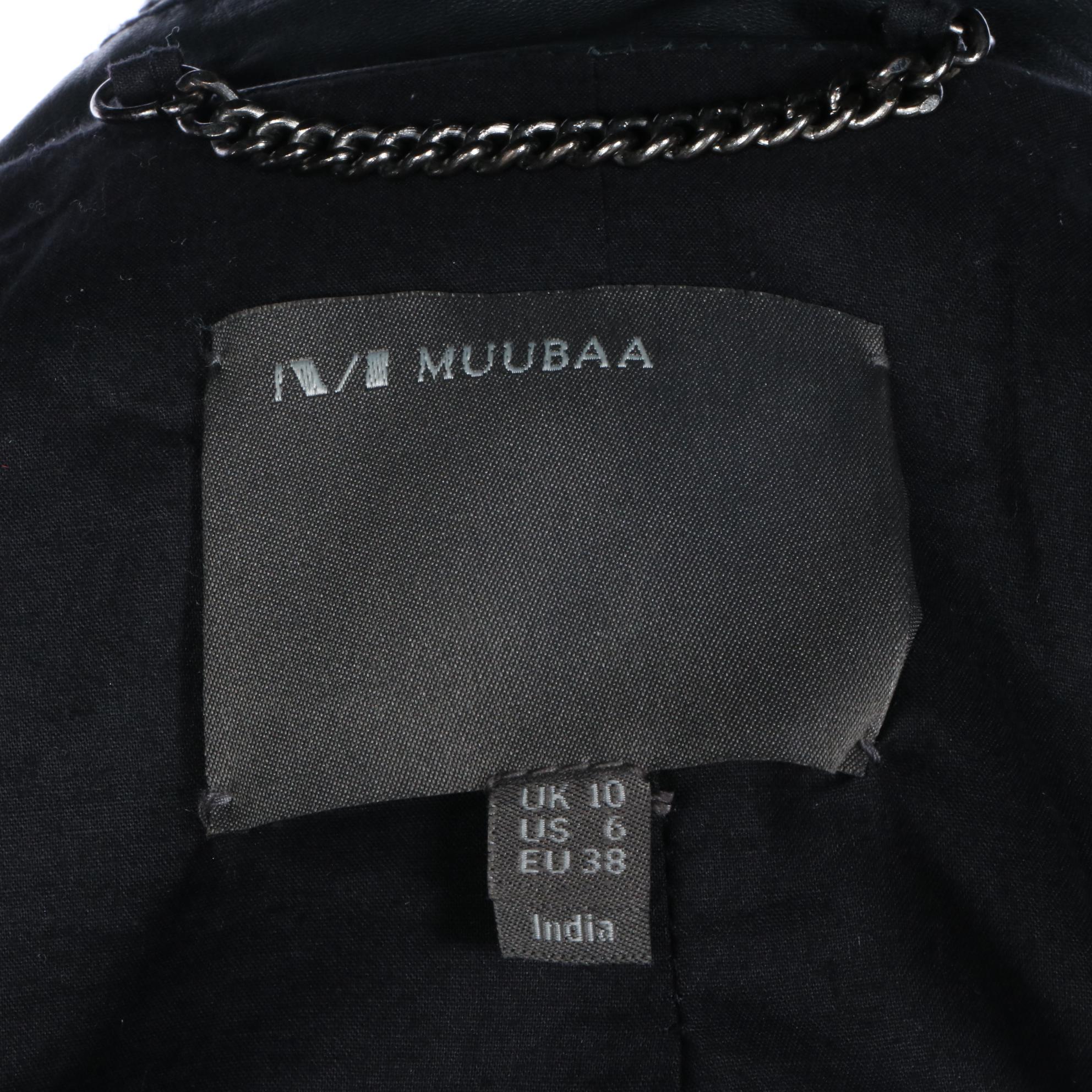 Muubaa Leather Moto Style Jackets