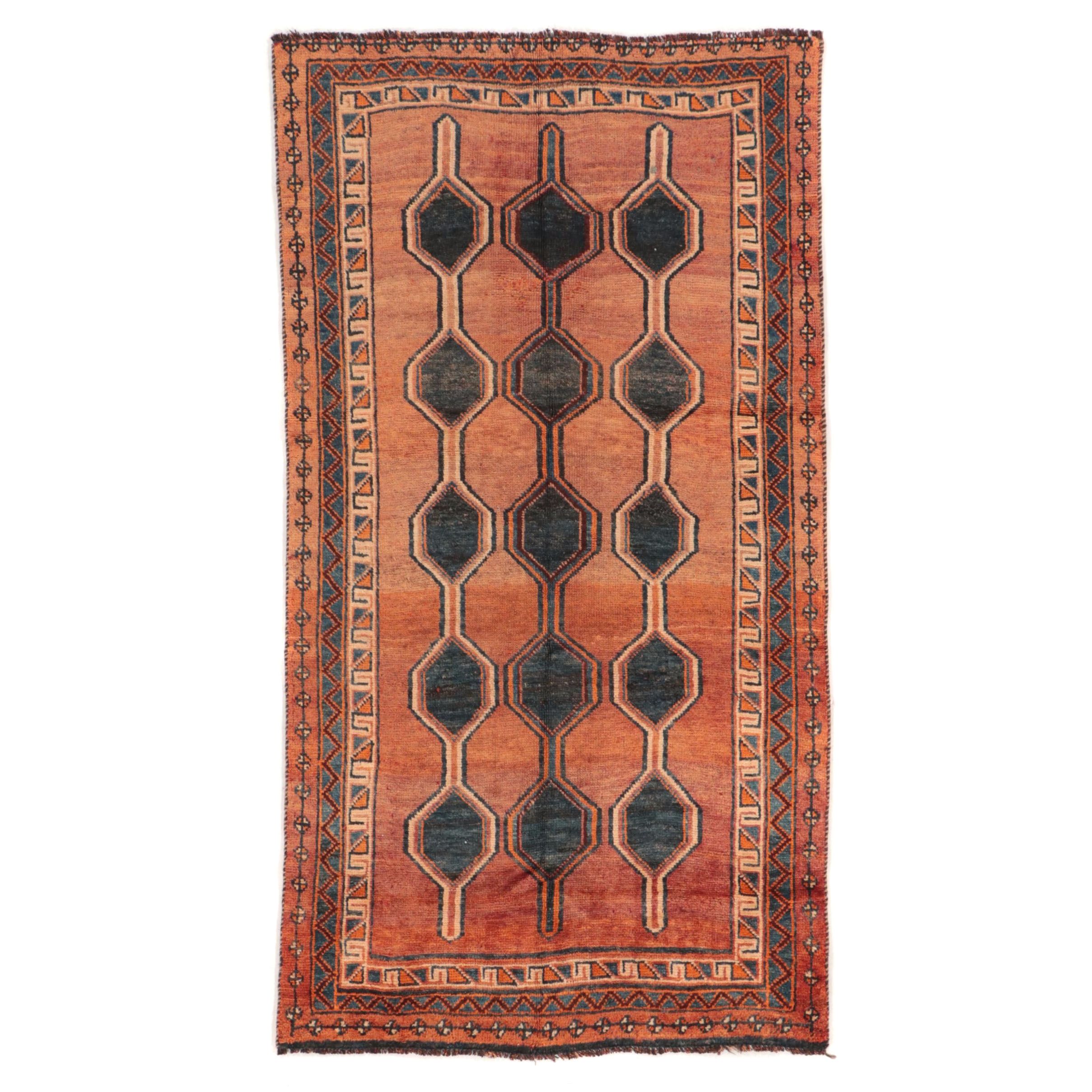 3'11 x 7'5 Hand-Knotted Persian Yalameh Area Rug