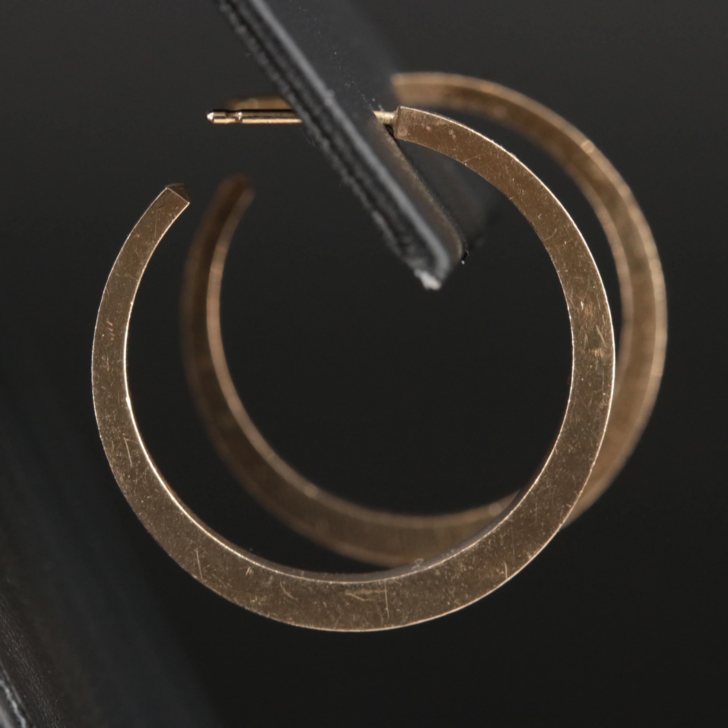 Richard Messina 14K Hoop Earrings