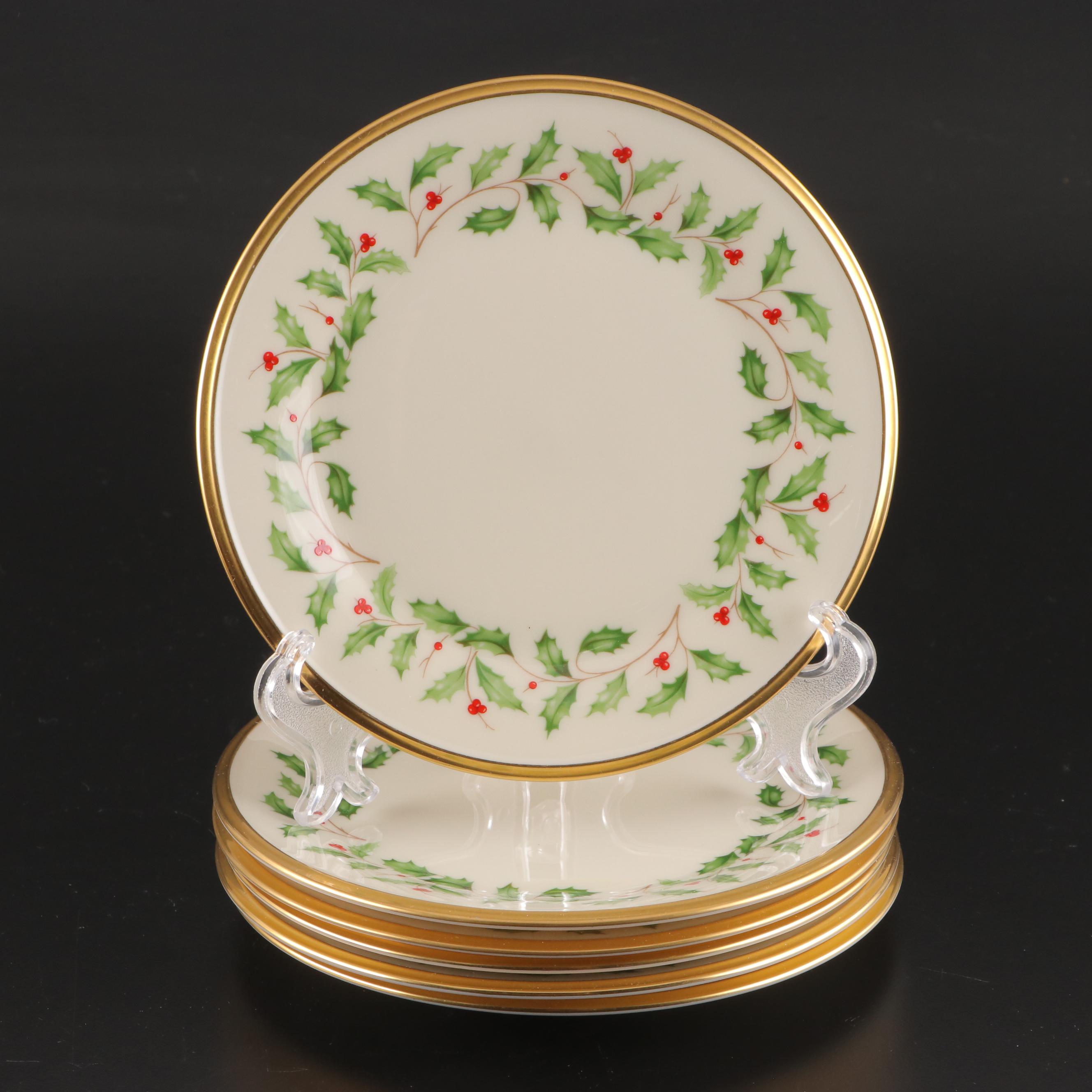 Lenox Bone China "Holiday" Plates and Tableware