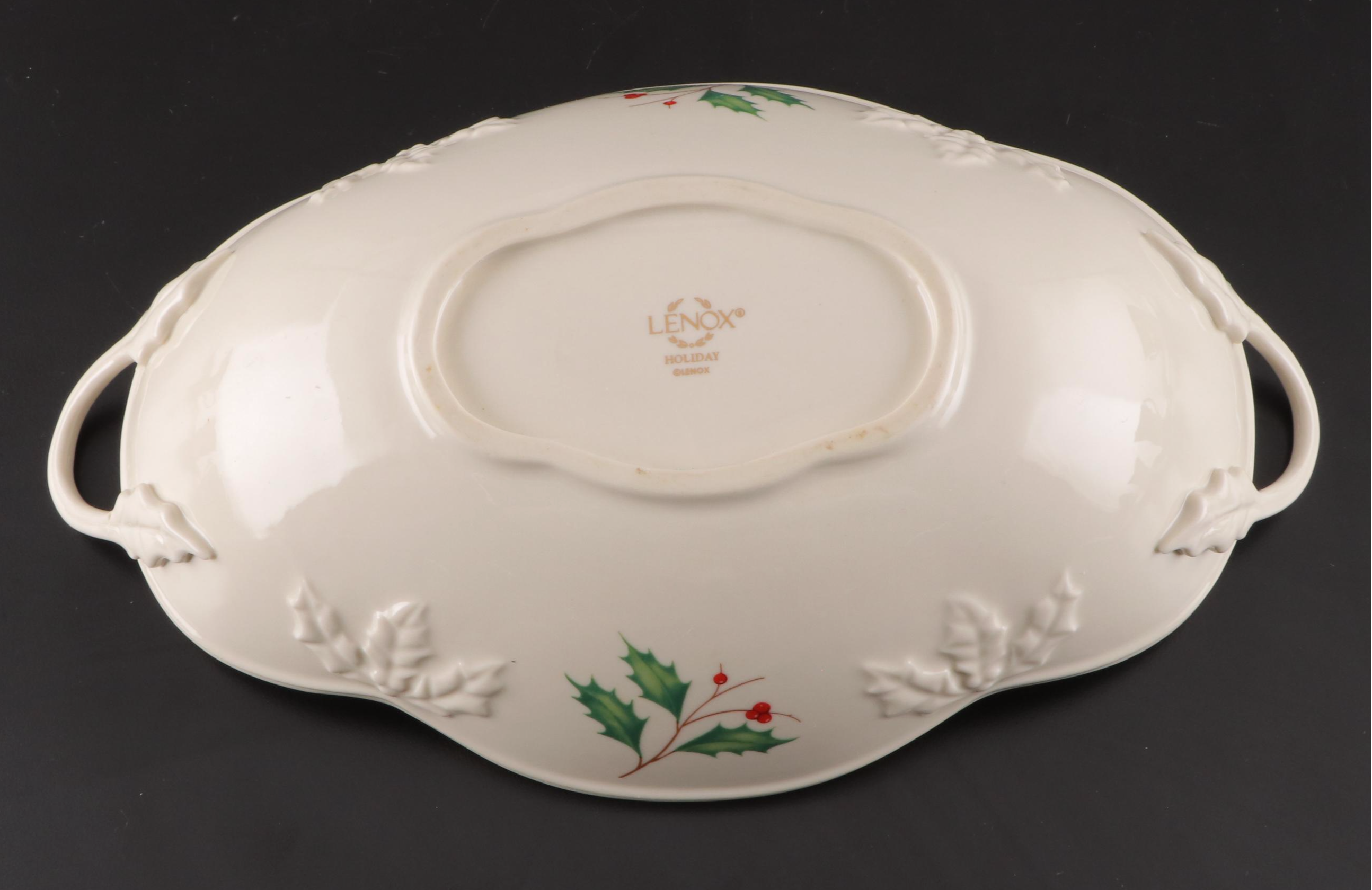 Lenox Bone China "Holiday" Plates and Tableware