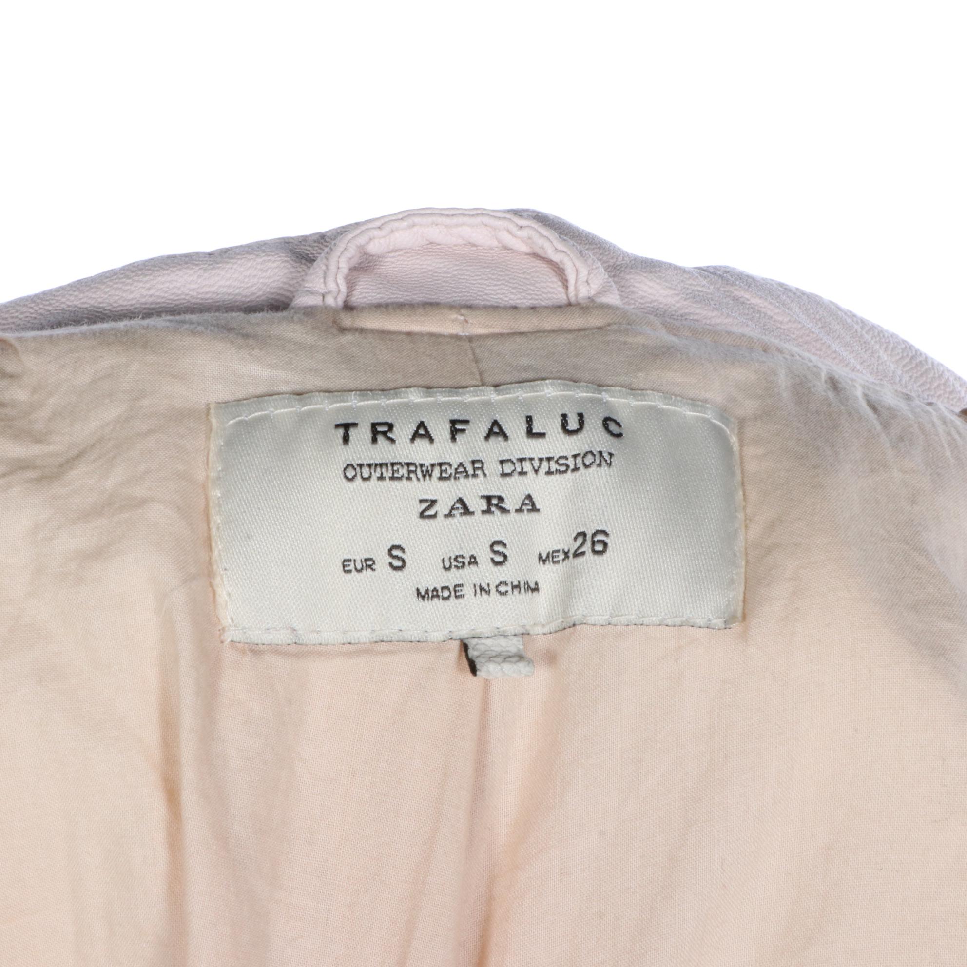 Zara Leather and Faux Leather Zipper-Front Jackets