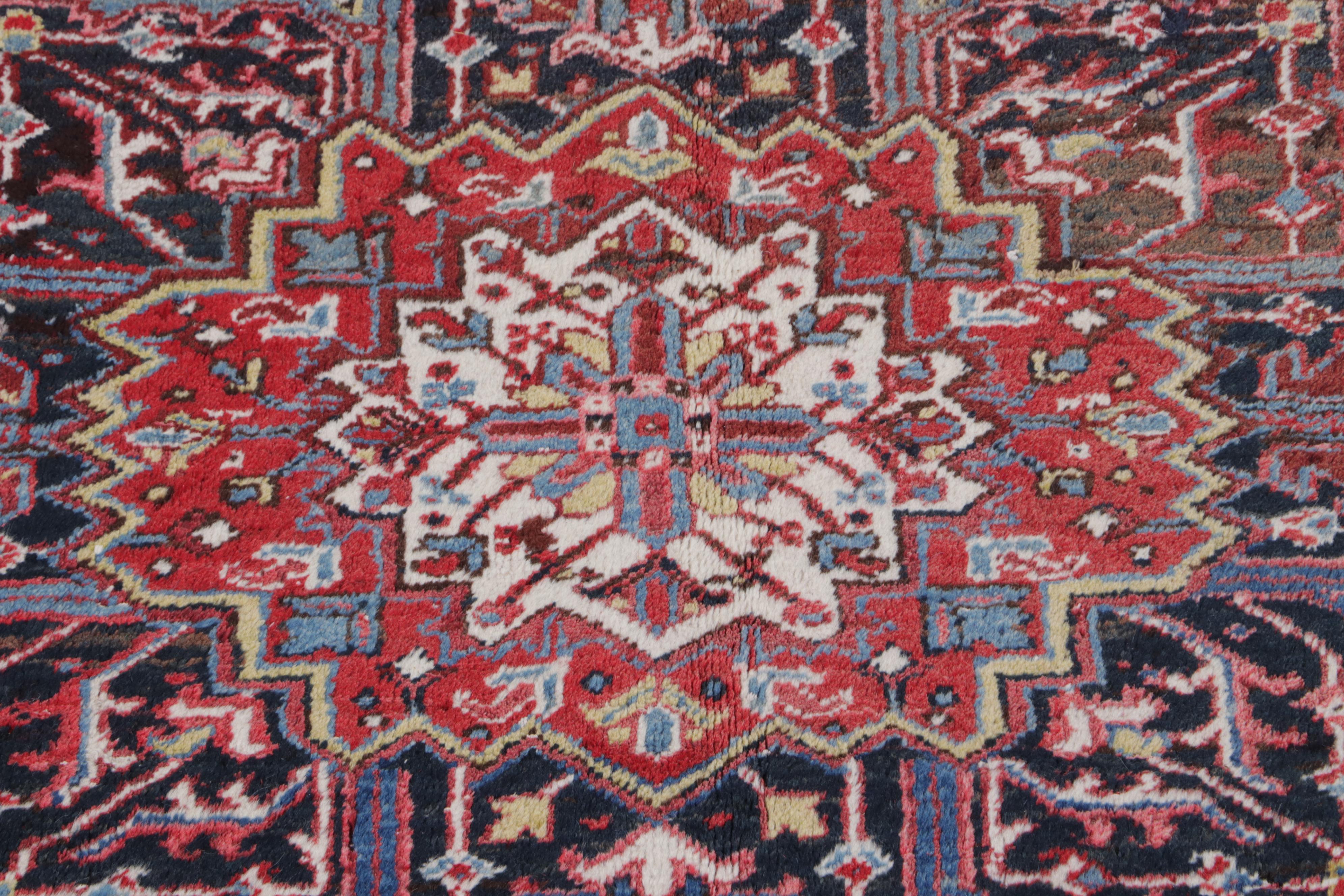 6'10 x 9'6 Hand-Knotted Persian Heriz Area Rug