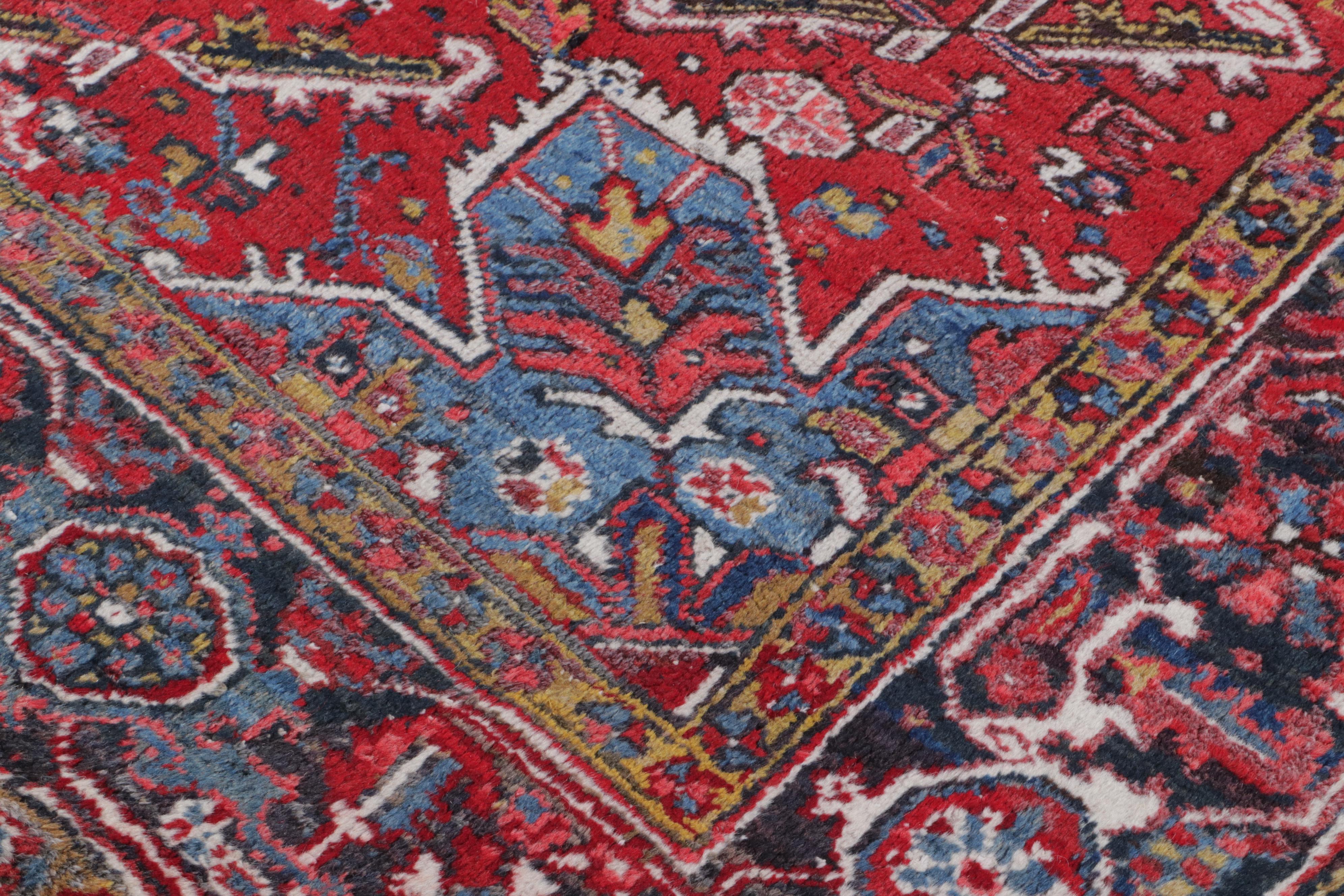 6'10 x 9'6 Hand-Knotted Persian Heriz Area Rug