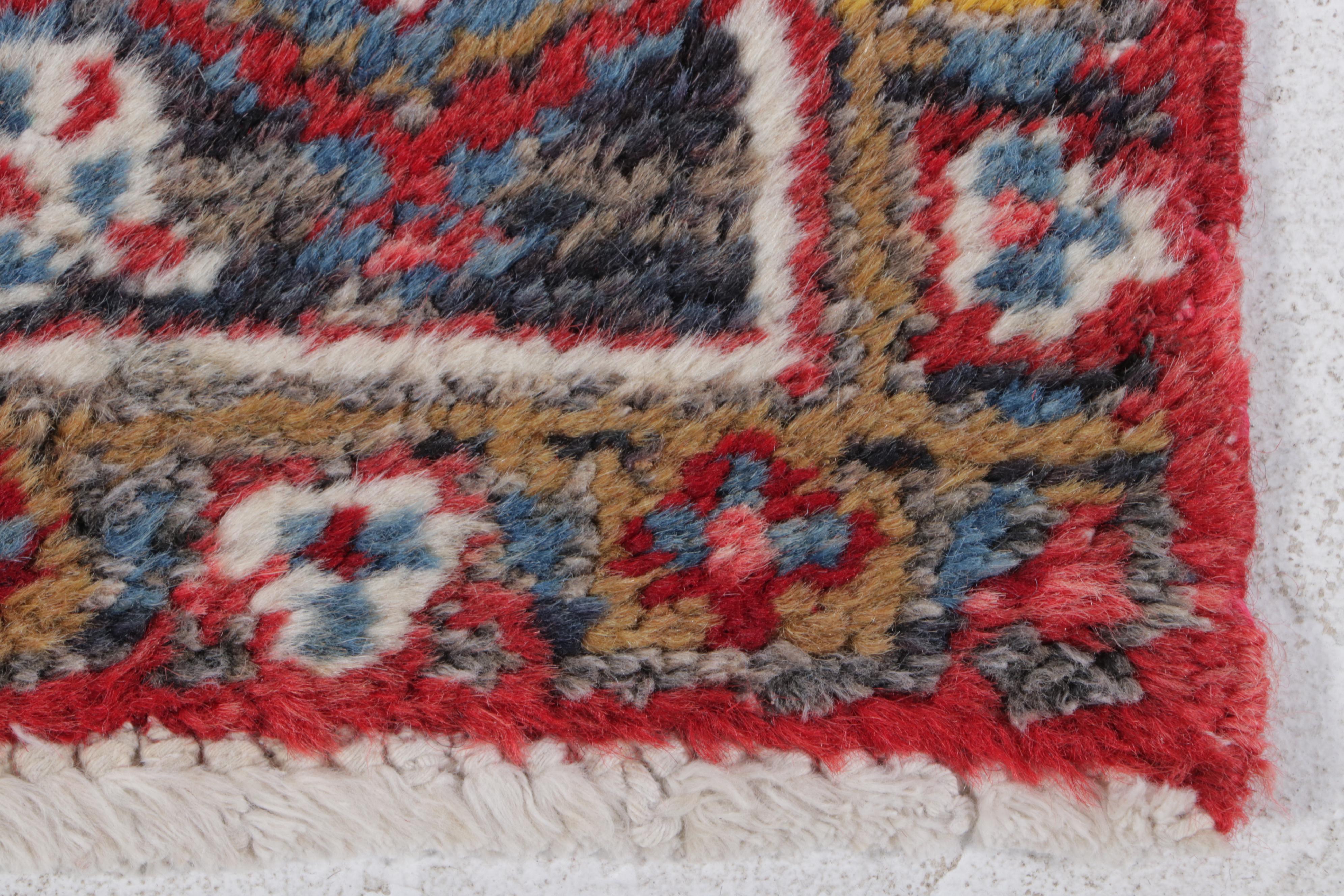 6'10 x 9'6 Hand-Knotted Persian Heriz Area Rug