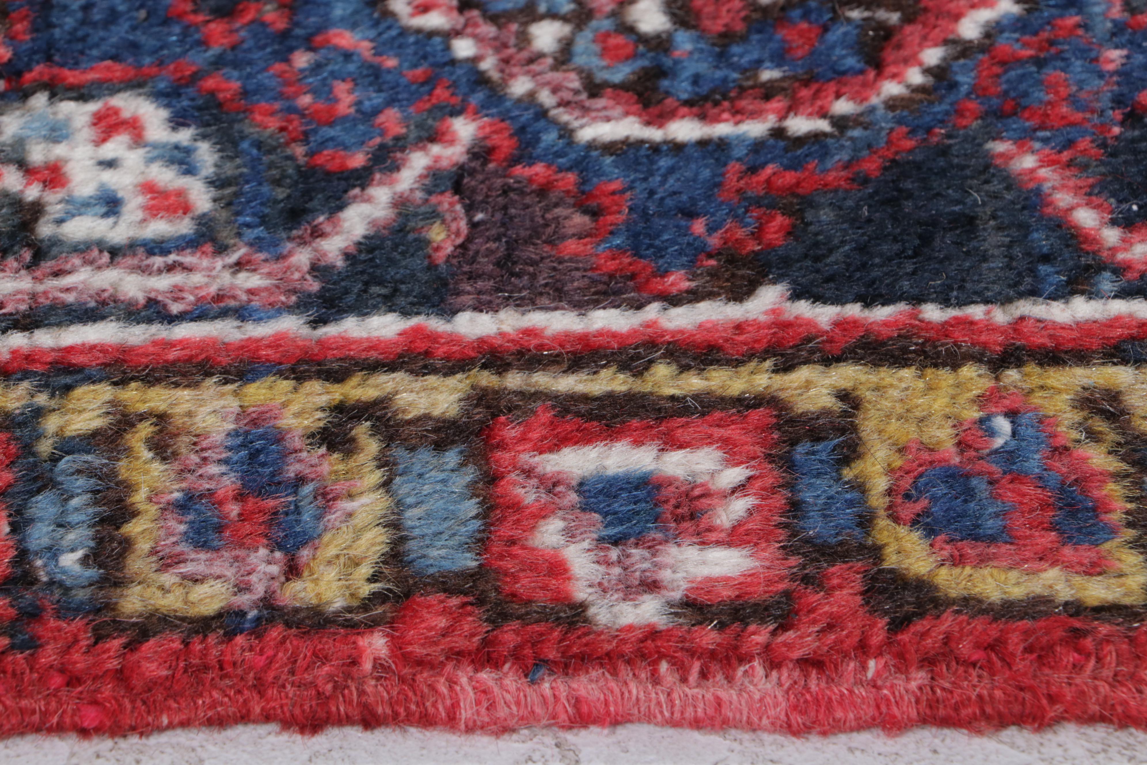 6'10 x 9'6 Hand-Knotted Persian Heriz Area Rug