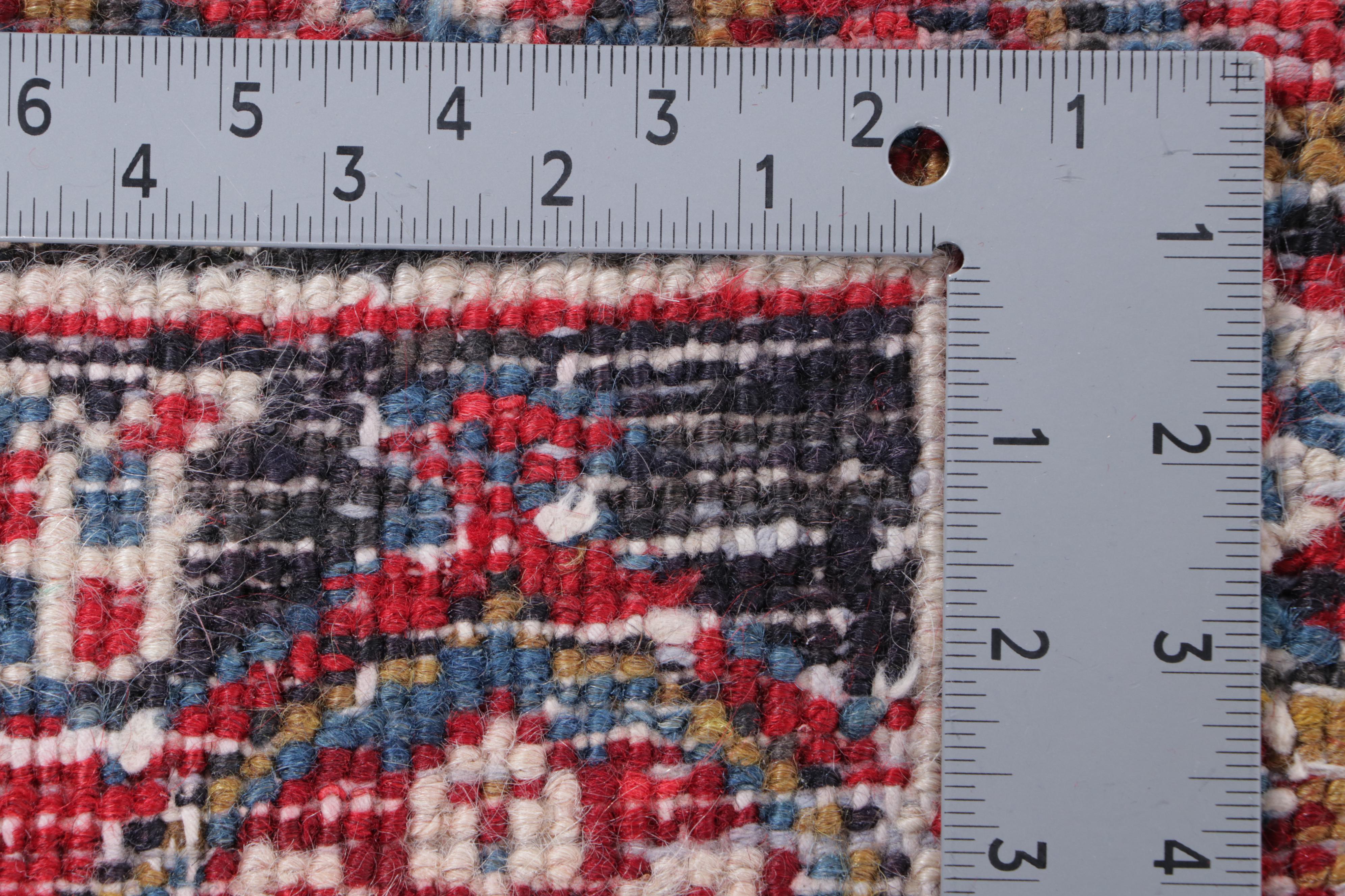 6'10 x 9'6 Hand-Knotted Persian Heriz Area Rug