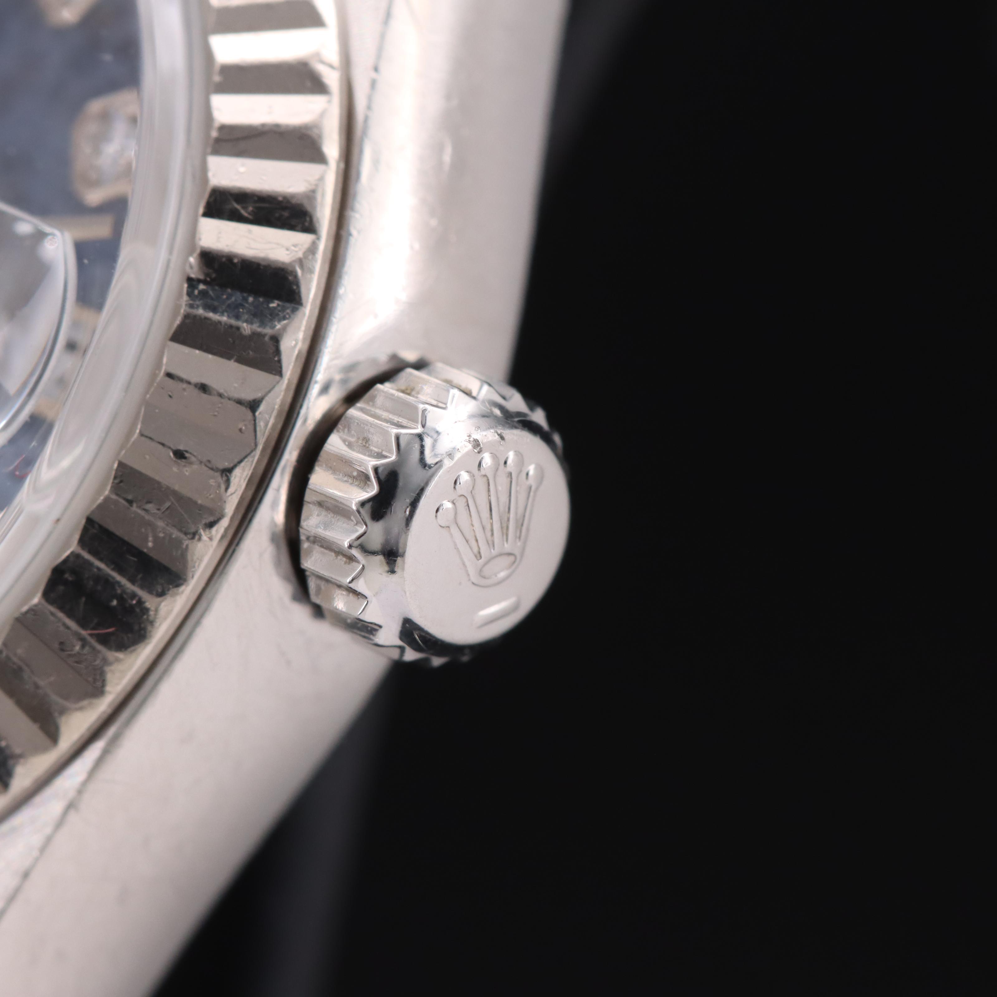 2000 Rolex Oyster Perpetual Datejust Diamond Dial Watch