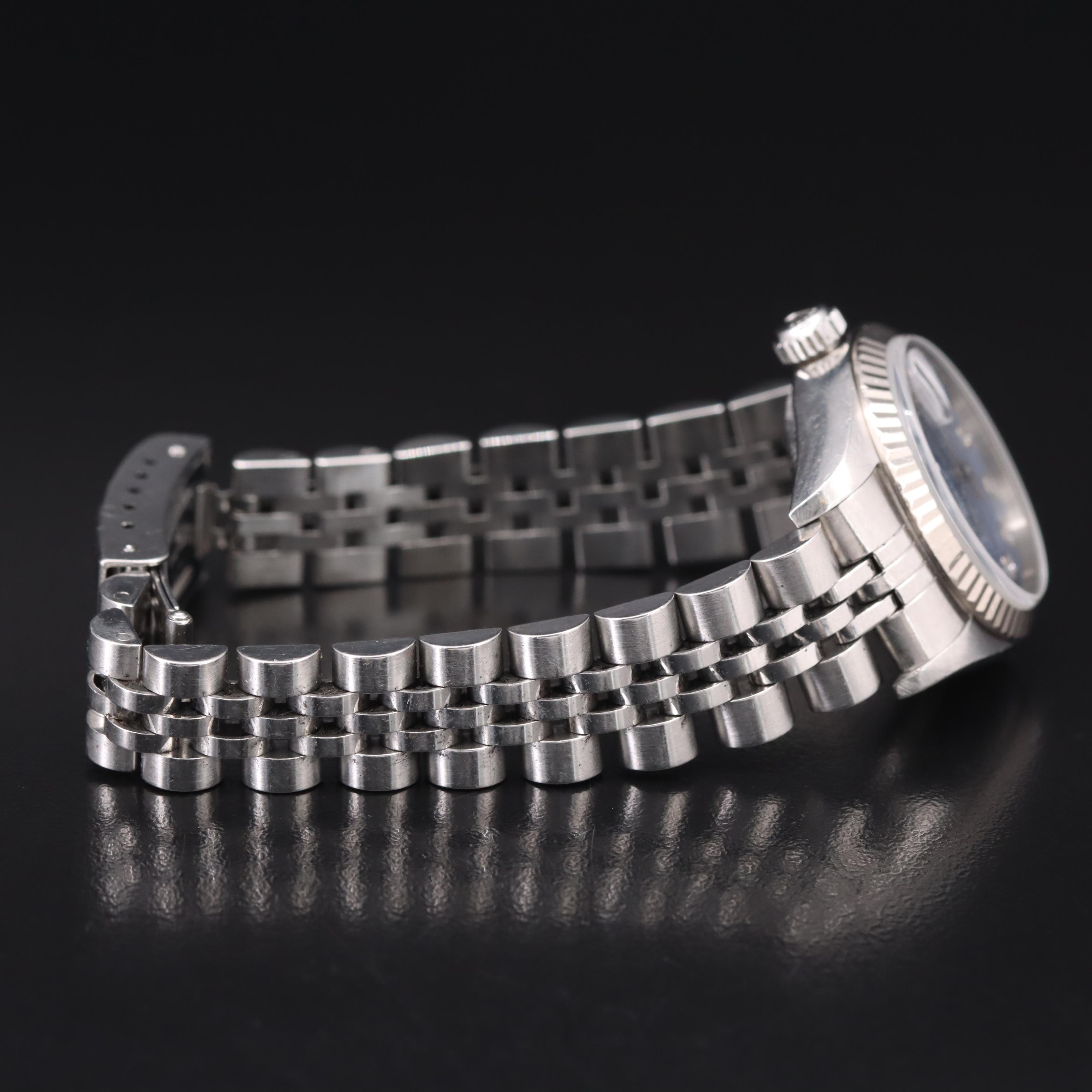 2000 Rolex Oyster Perpetual Datejust Diamond Dial Watch