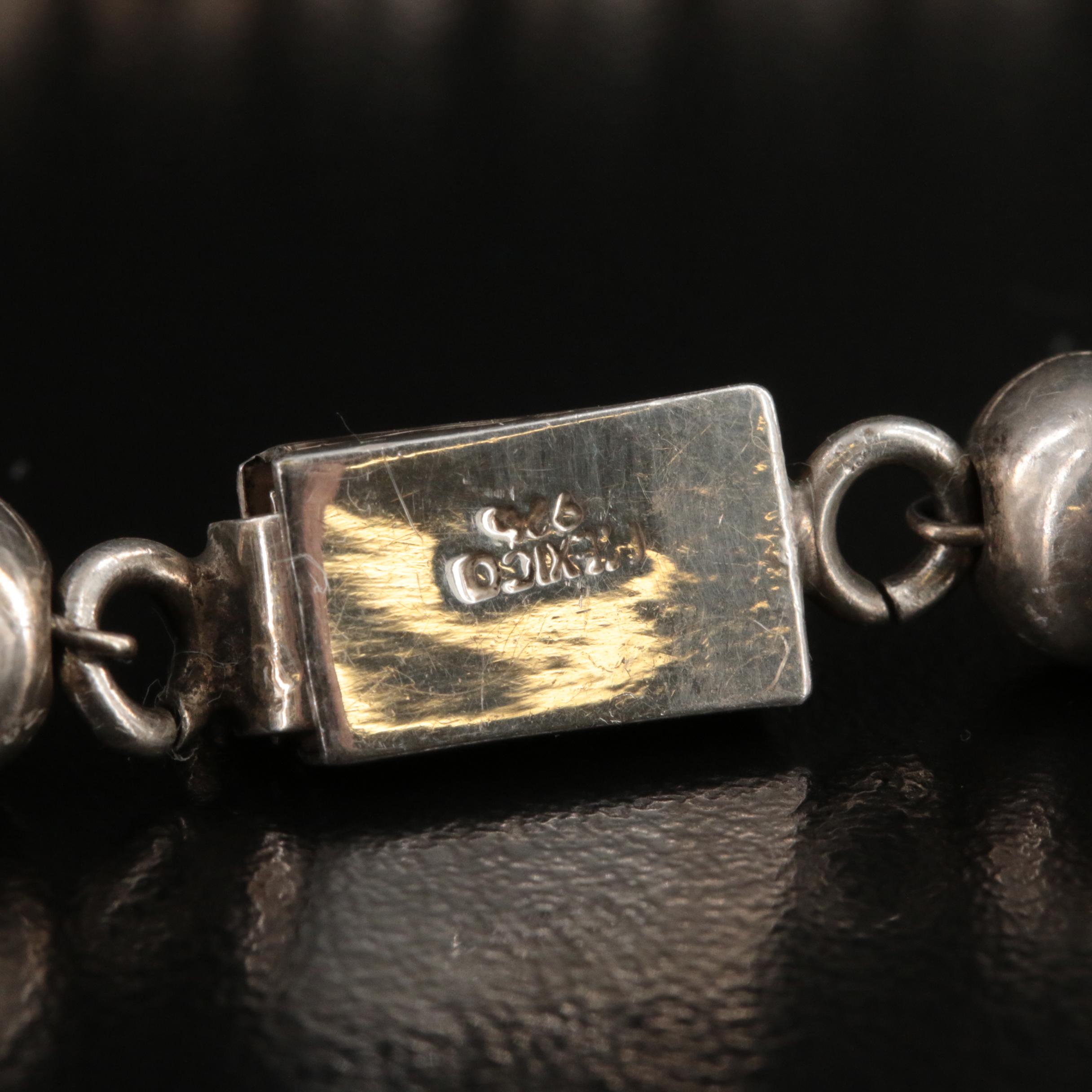 Sterling Beaded Necklace