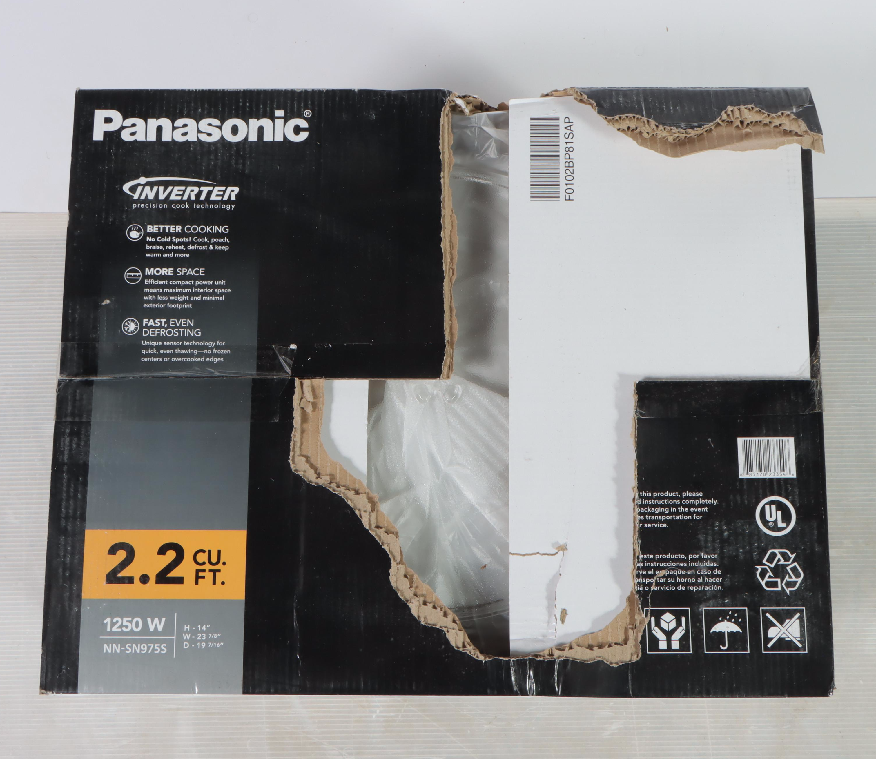 Panasonic 2.2 Cu. Ft. Stainless Steel Microwave Oven With Inverter Technology