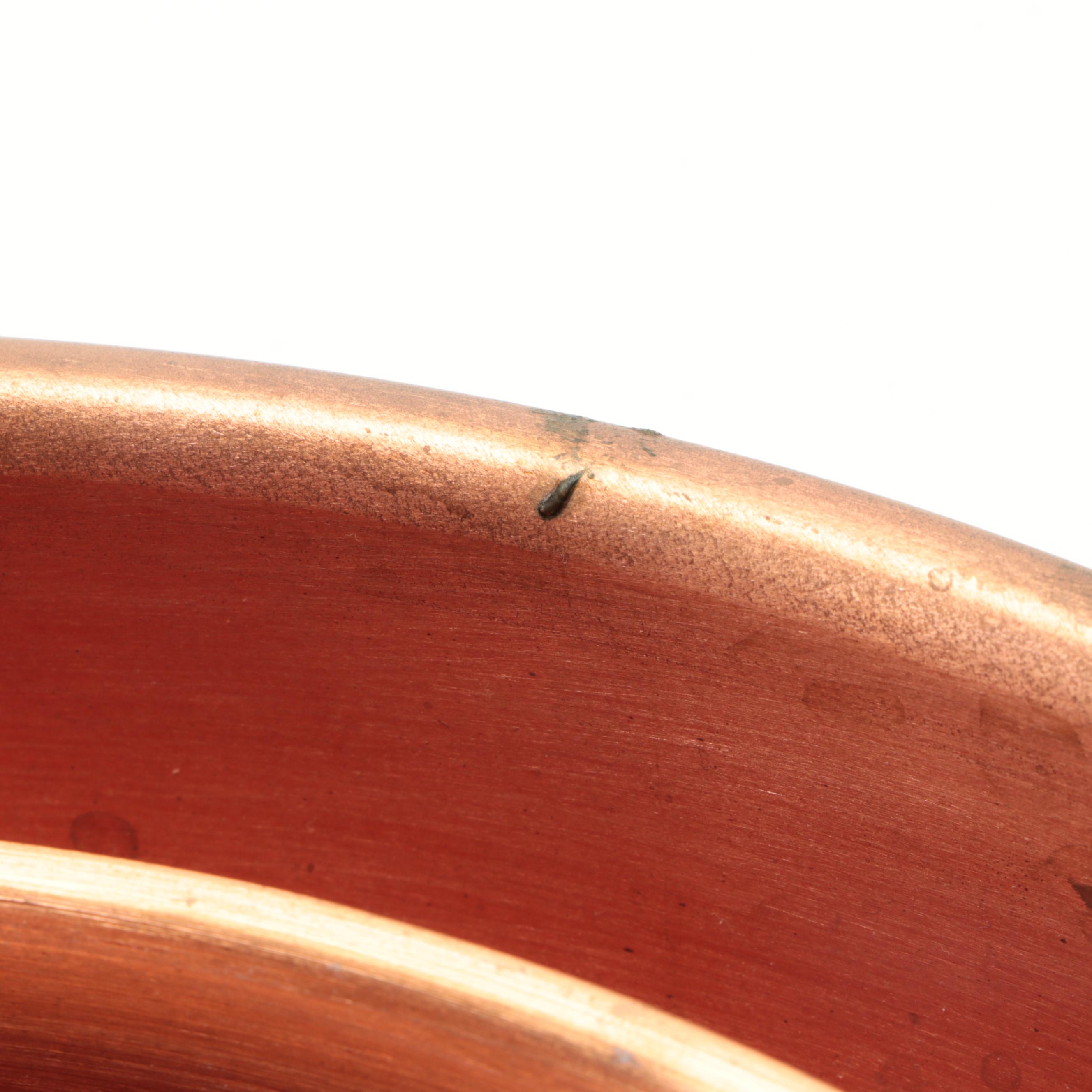 Brass Handled Copper Beating Bowls