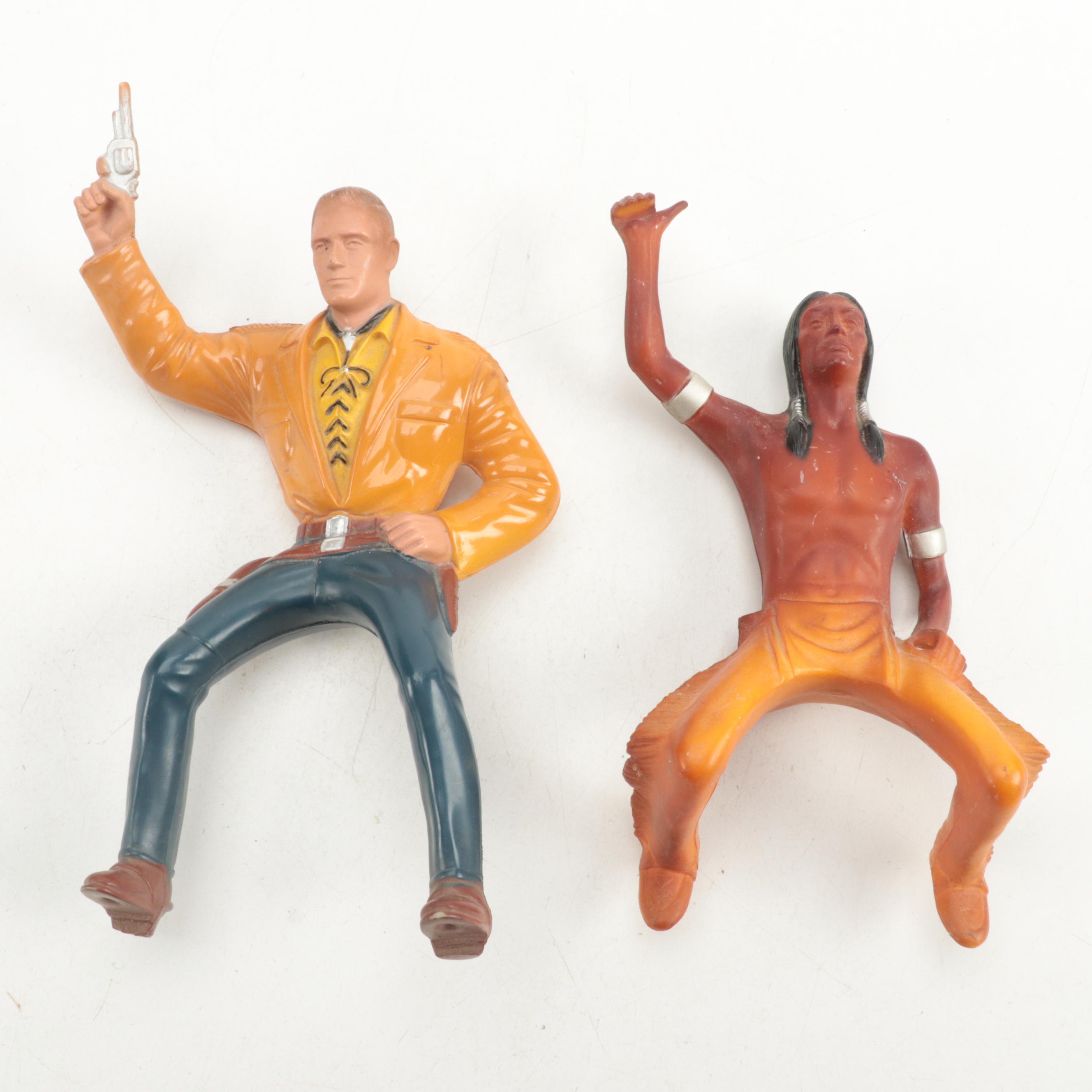 Hartland Roy Rogers and Trigger with Other Plastic Western Toys