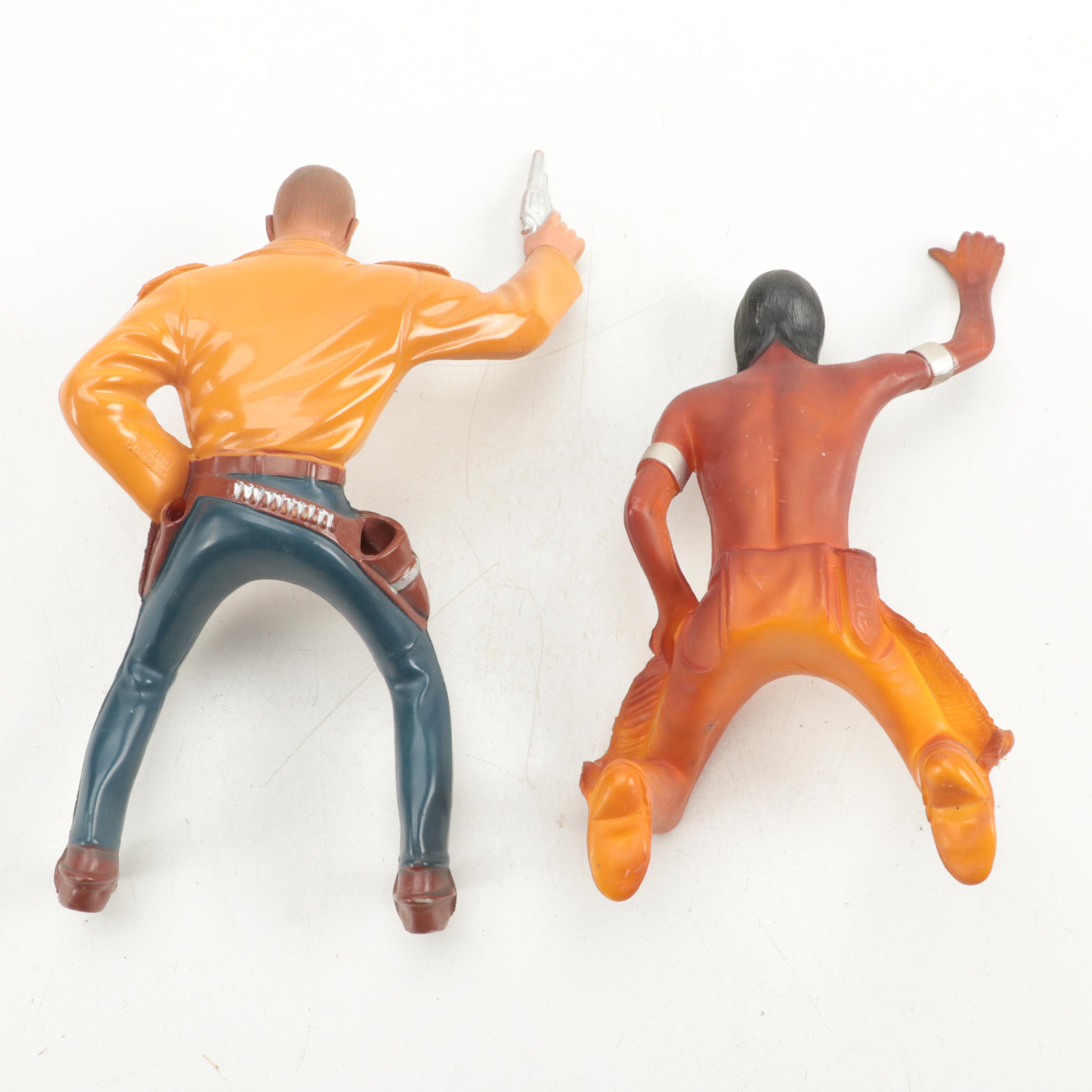 Hartland Roy Rogers and Trigger with Other Plastic Western Toys