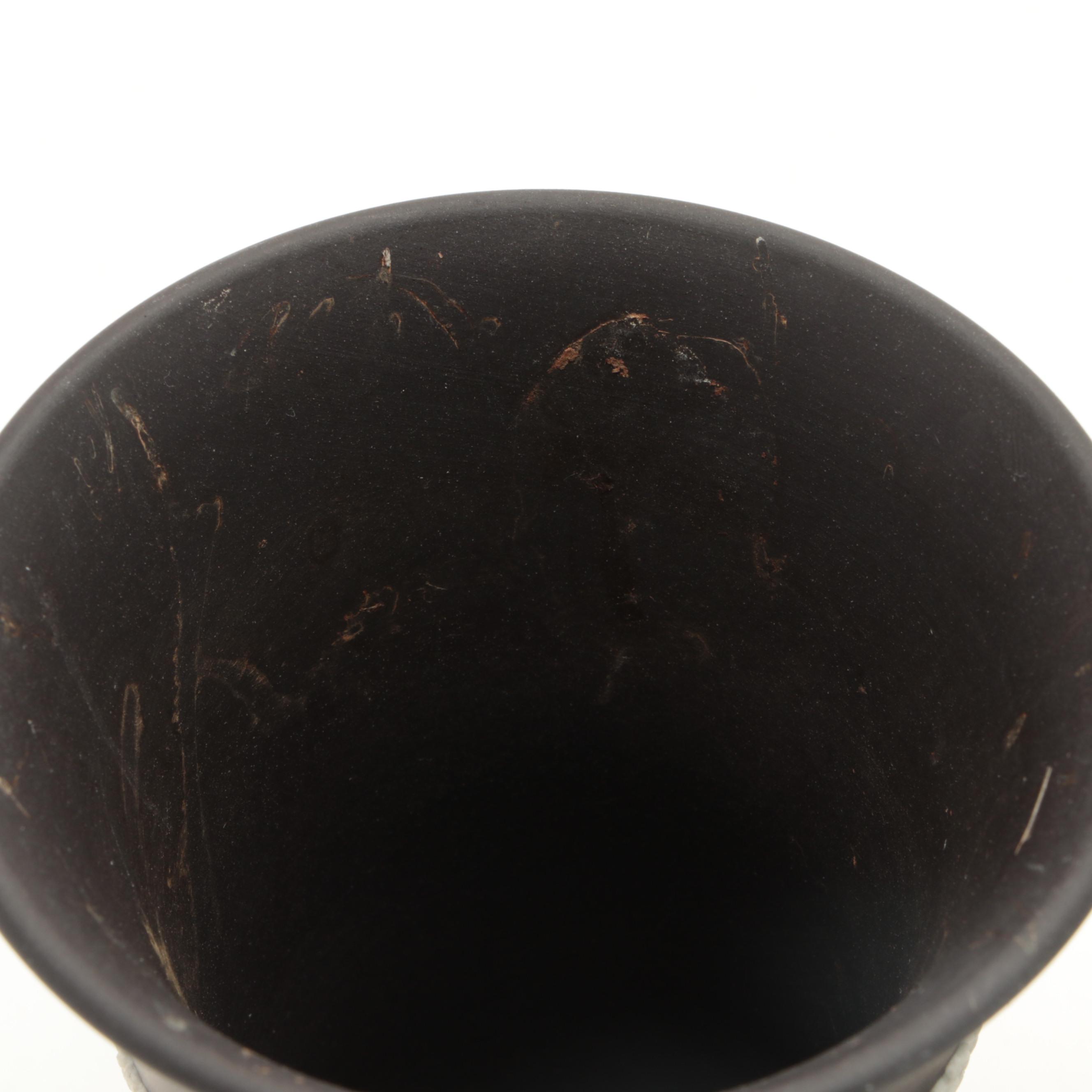 Wedgwood Cream on Black Jasperware Lidded Boxes and More Décor