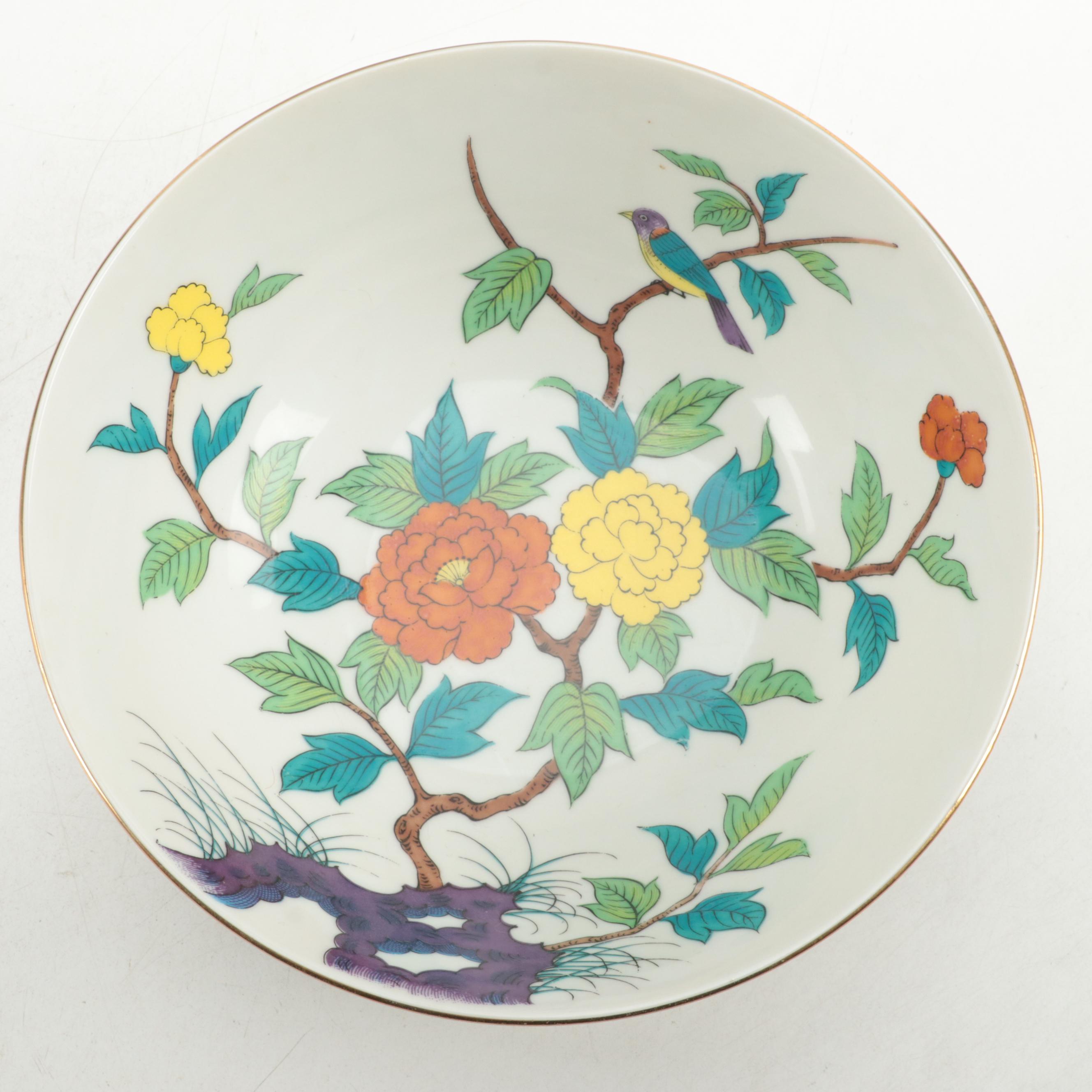 Chinese Porcelain Wanli Style Porcelain Plate and Other Japanese Bowl