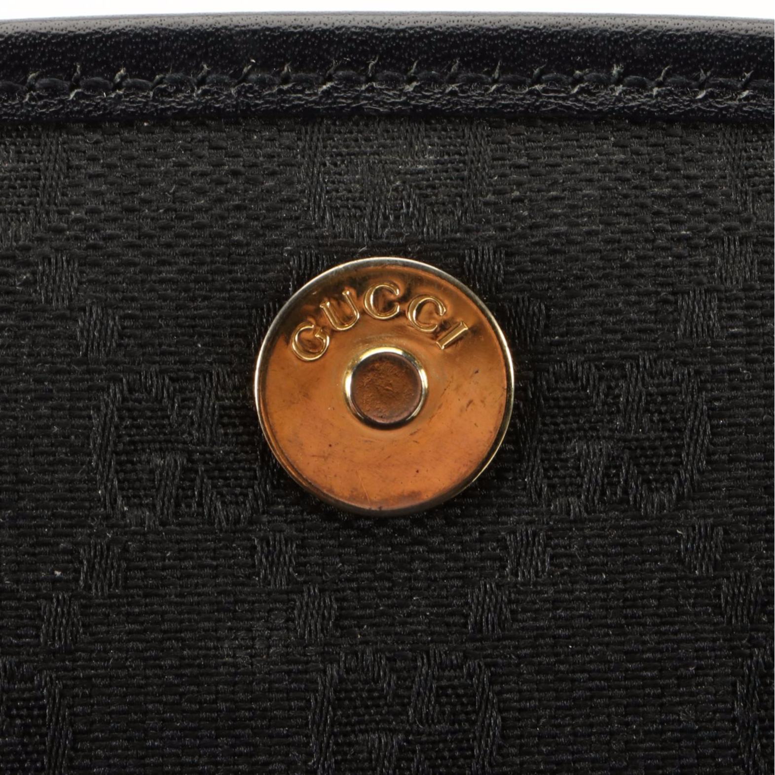 Gucci GG Canvas and Leather Flap Shoulder Bag