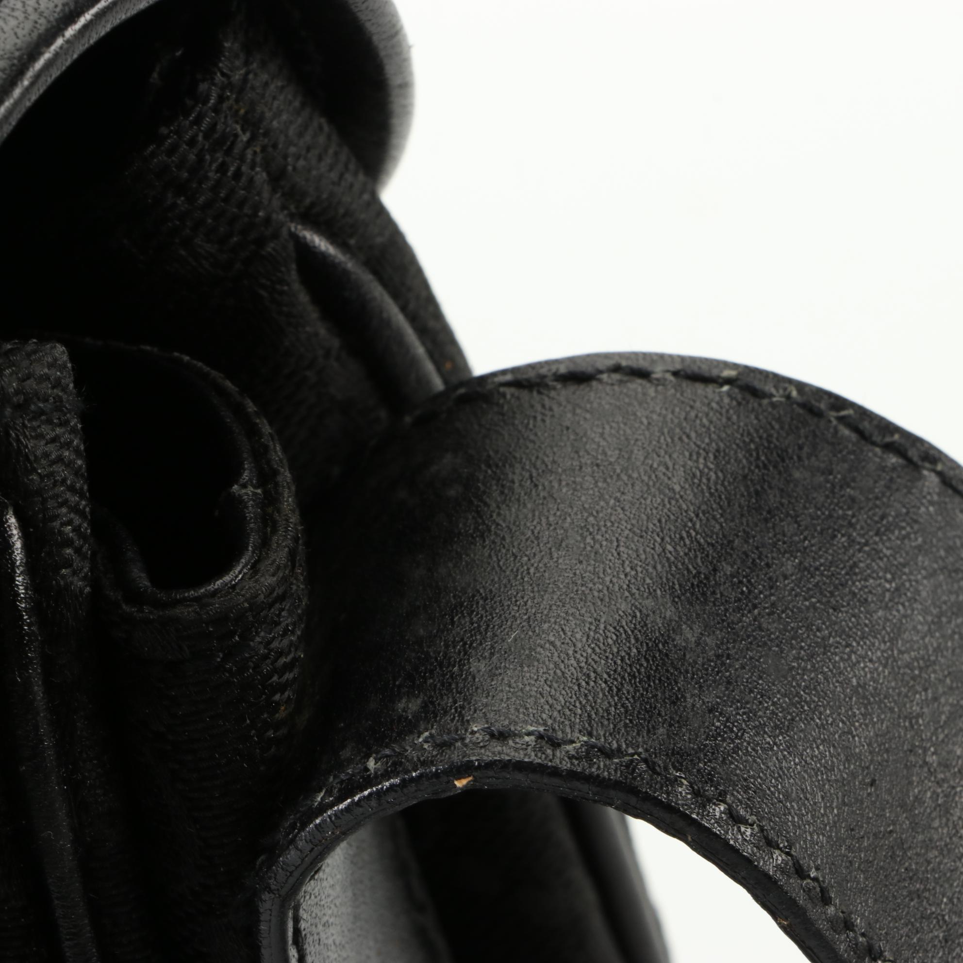 Gucci GG Canvas and Leather Flap Shoulder Bag