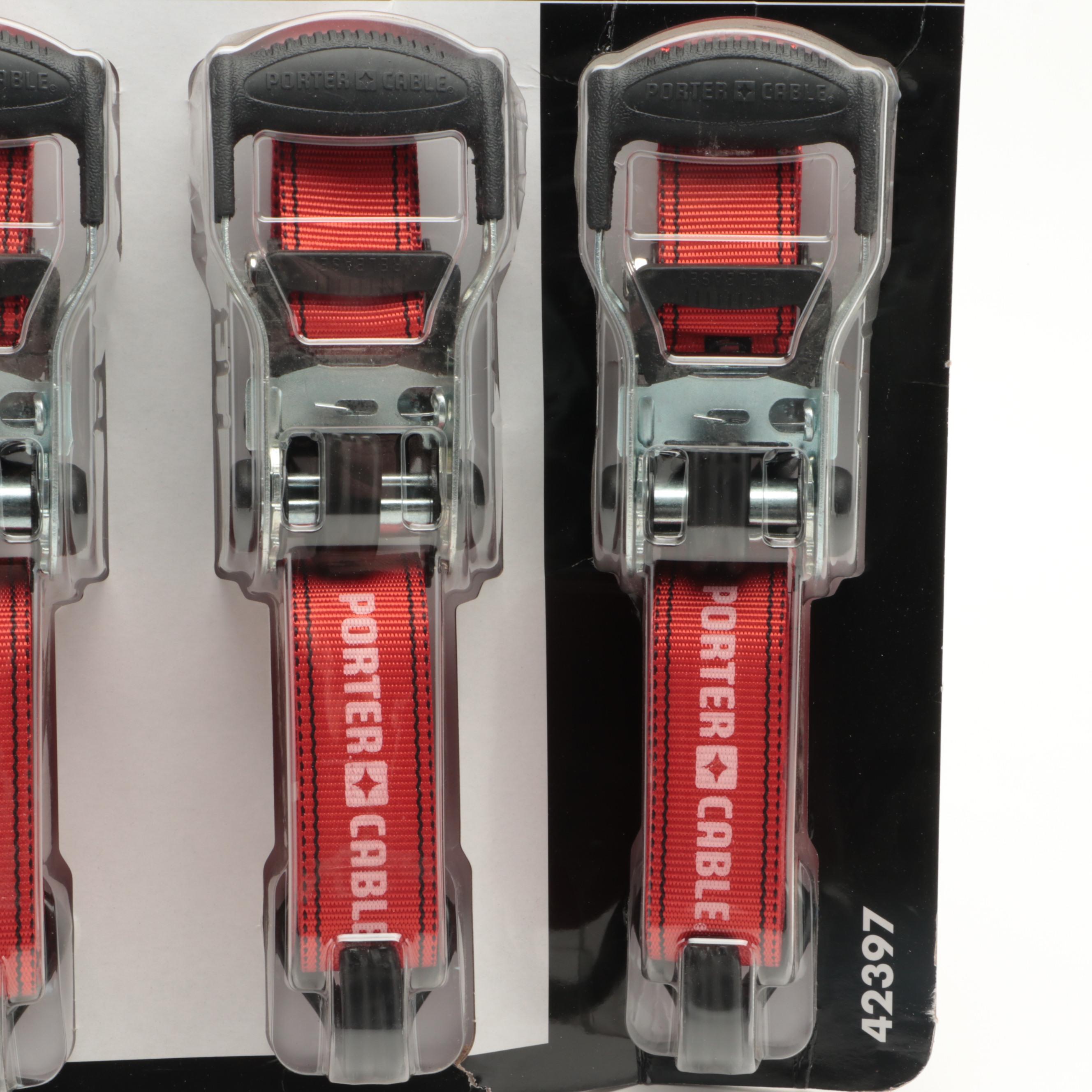 Porter-Cable 16' Ratchet Tie Downs