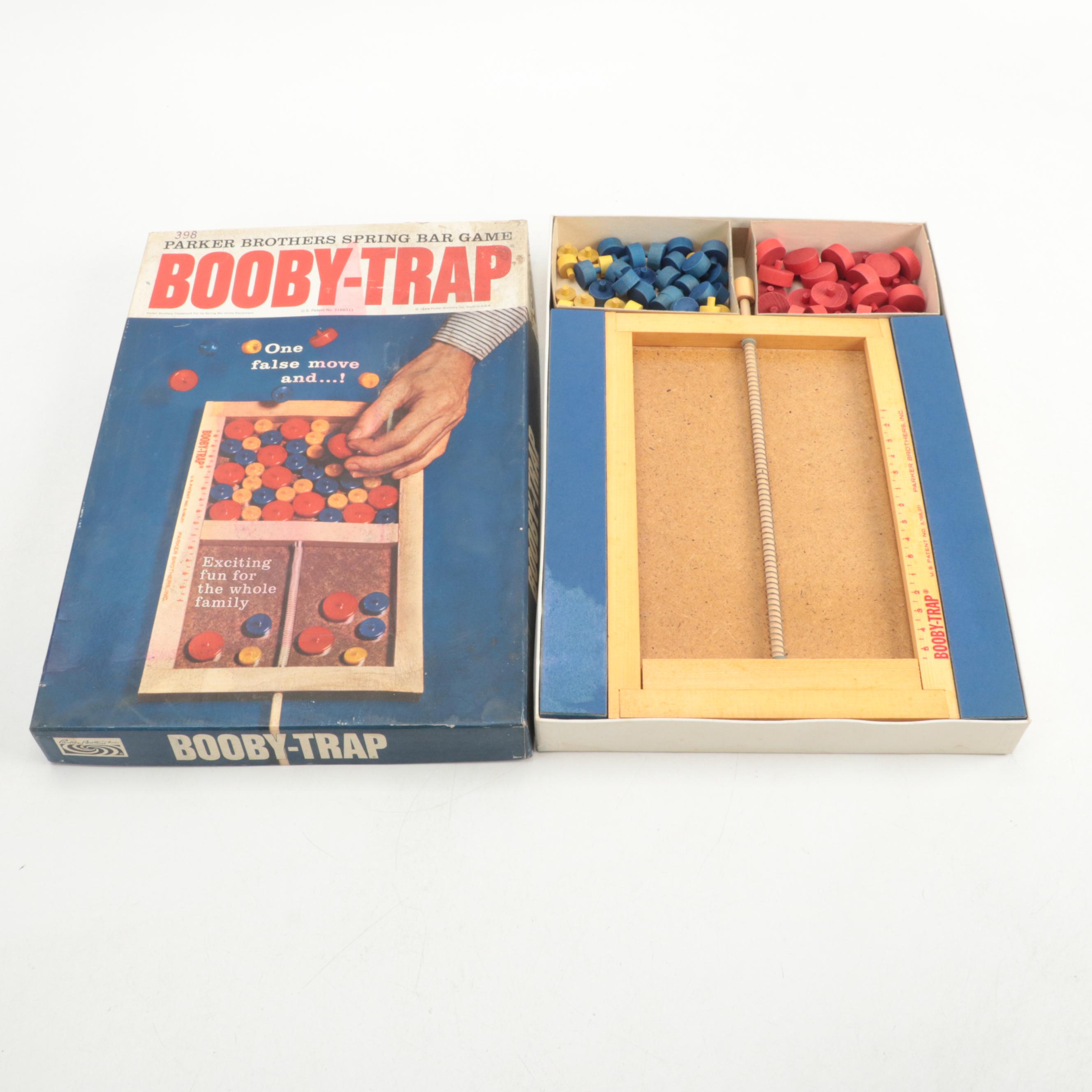 Parker Brothers "Booby Trap" with More Board Games, Bells and Woodburning Set