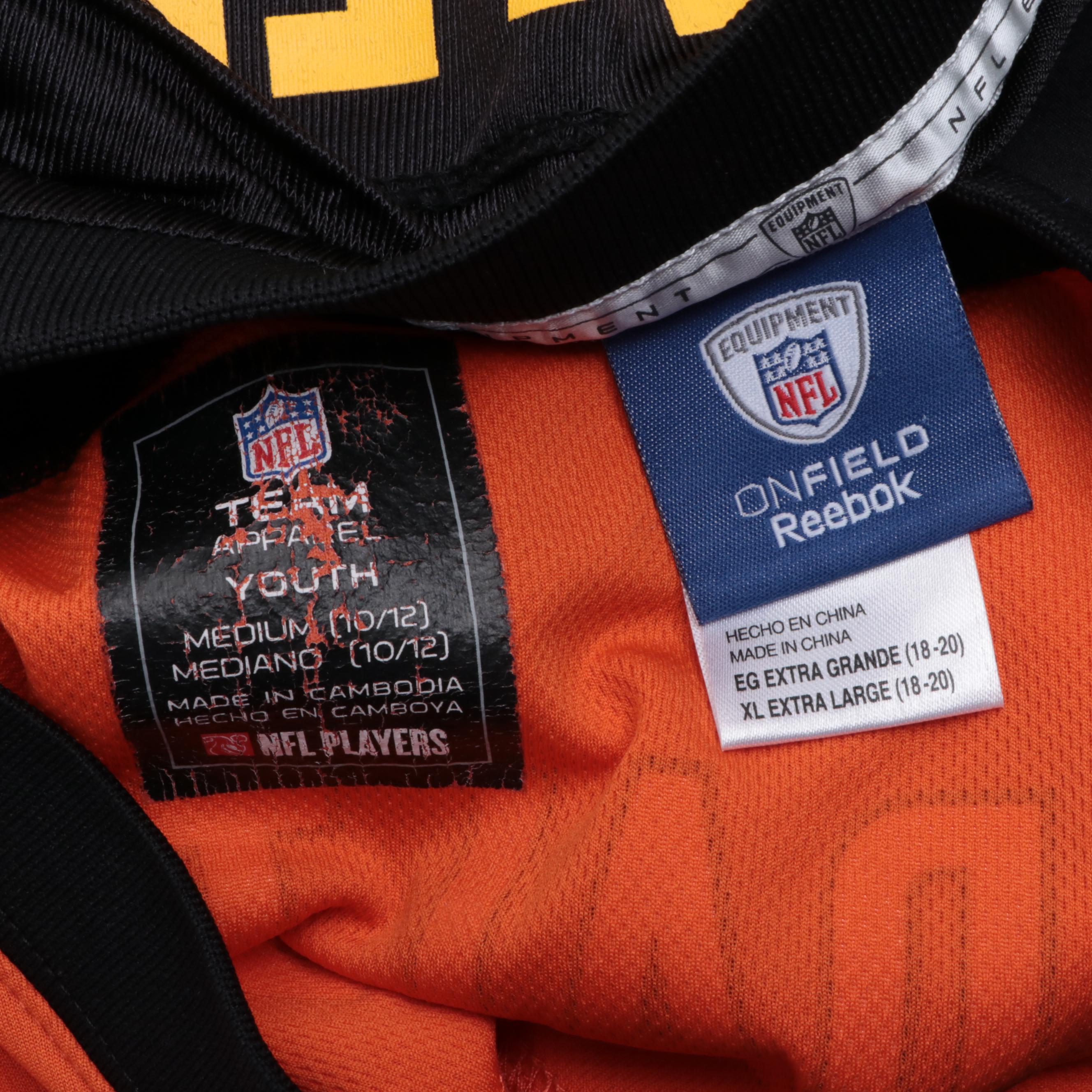Pittsburgh Steelers, Cincinnati Bengals Football Jerseys with Dalton, Polamalu