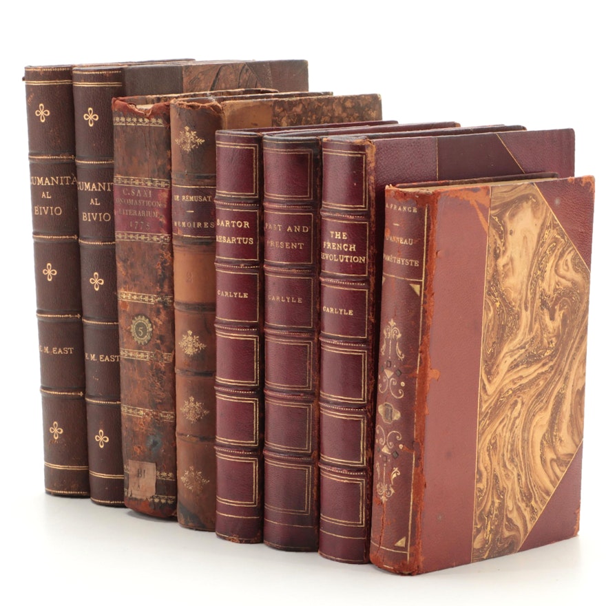 "The Works of Thomas Carlyle" Partial Set and More Nonfiction and Fiction Books
