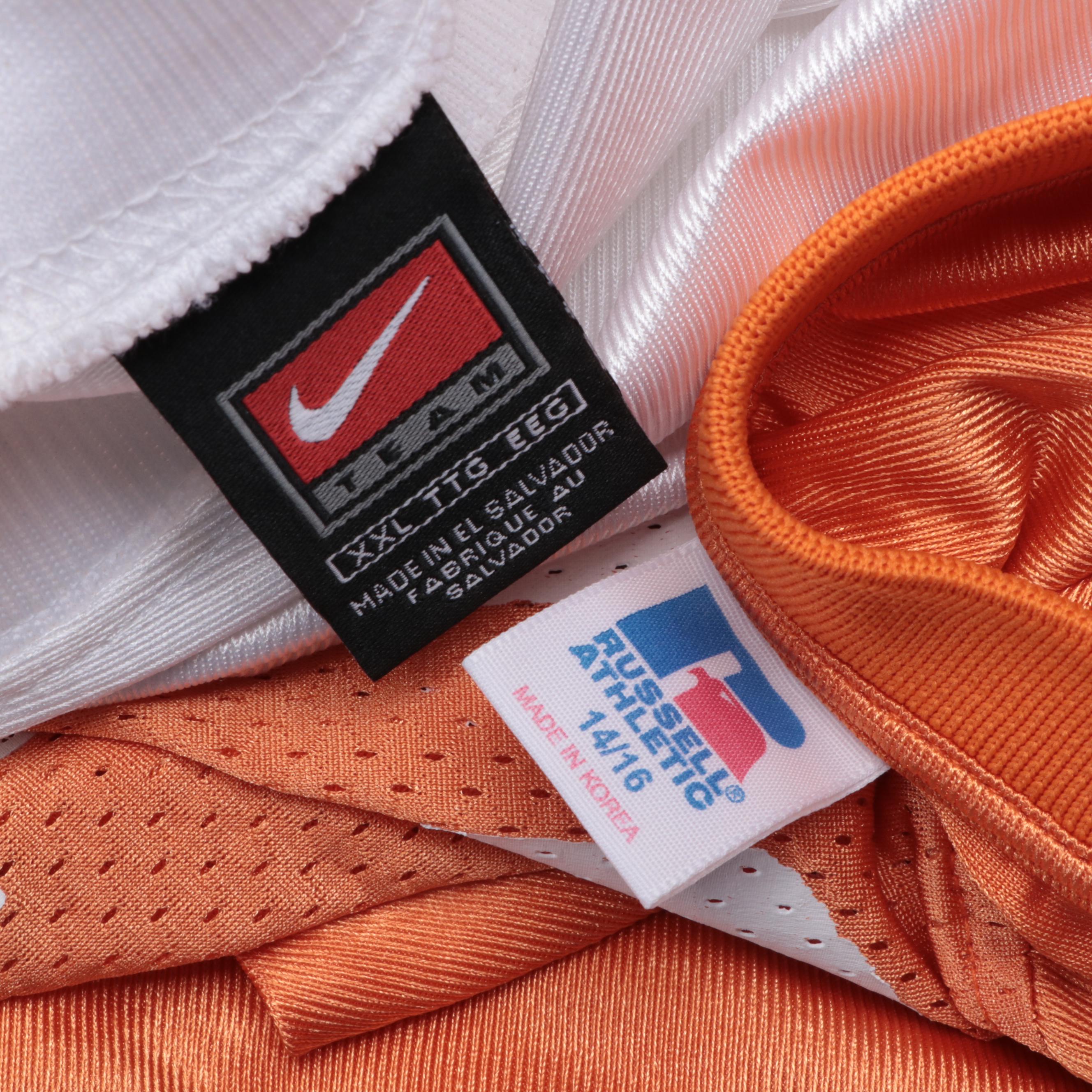 NCAA Florida State, University of Texas and Tennessee Football Jerseys