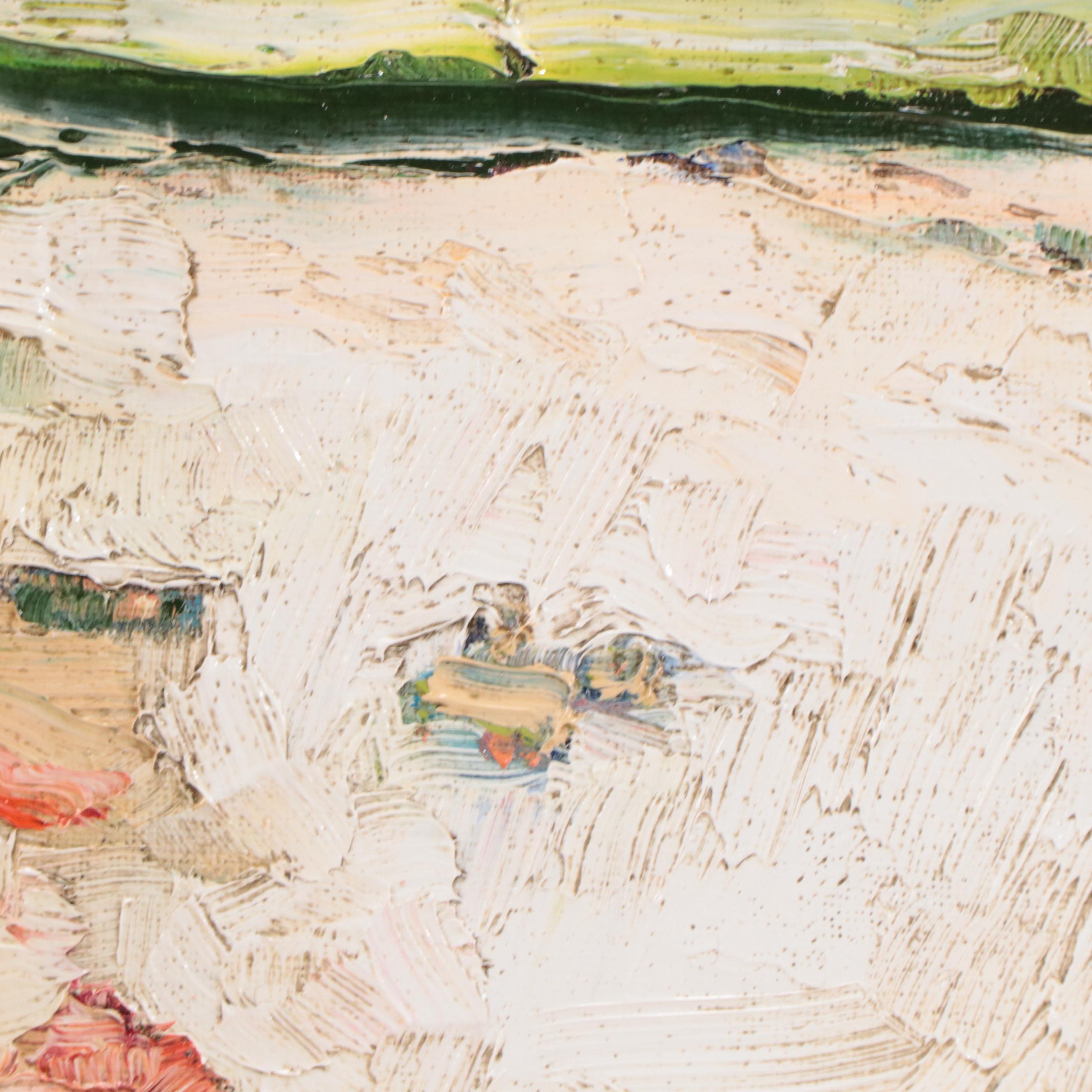 Serguei Novitchkov Abstract Landscape Oil Painting "Light Charm"