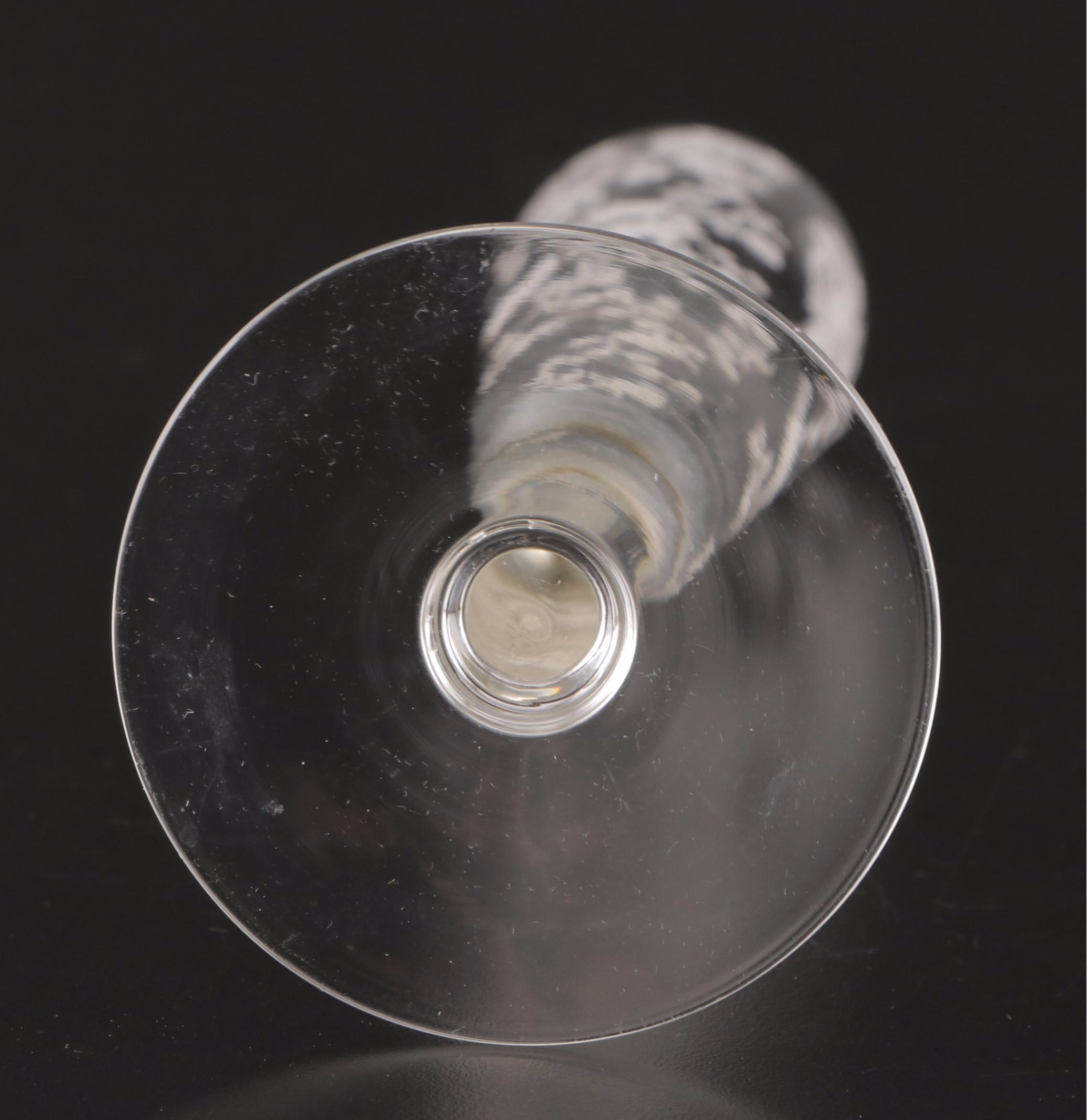 Fostoria "Meadow Rose", "American" Pressed Glass Candlesticks With Vases