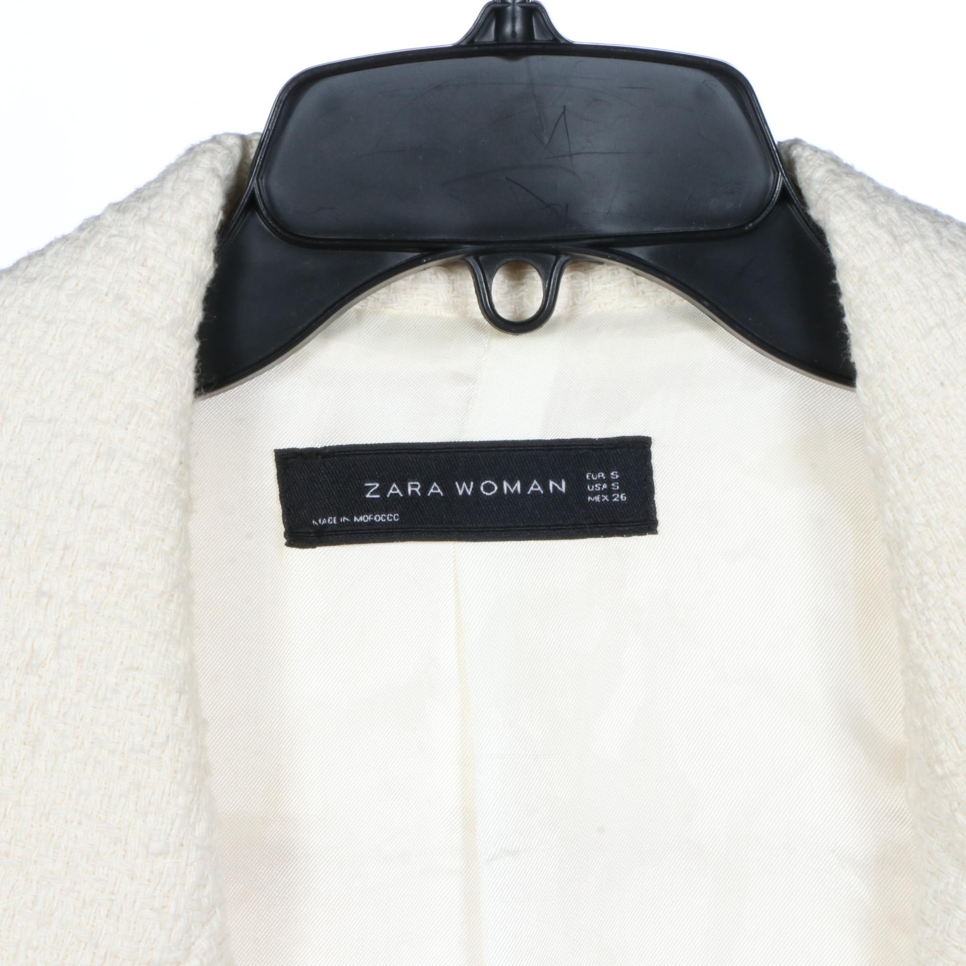 Zara Tweed Zip-Up Jackets