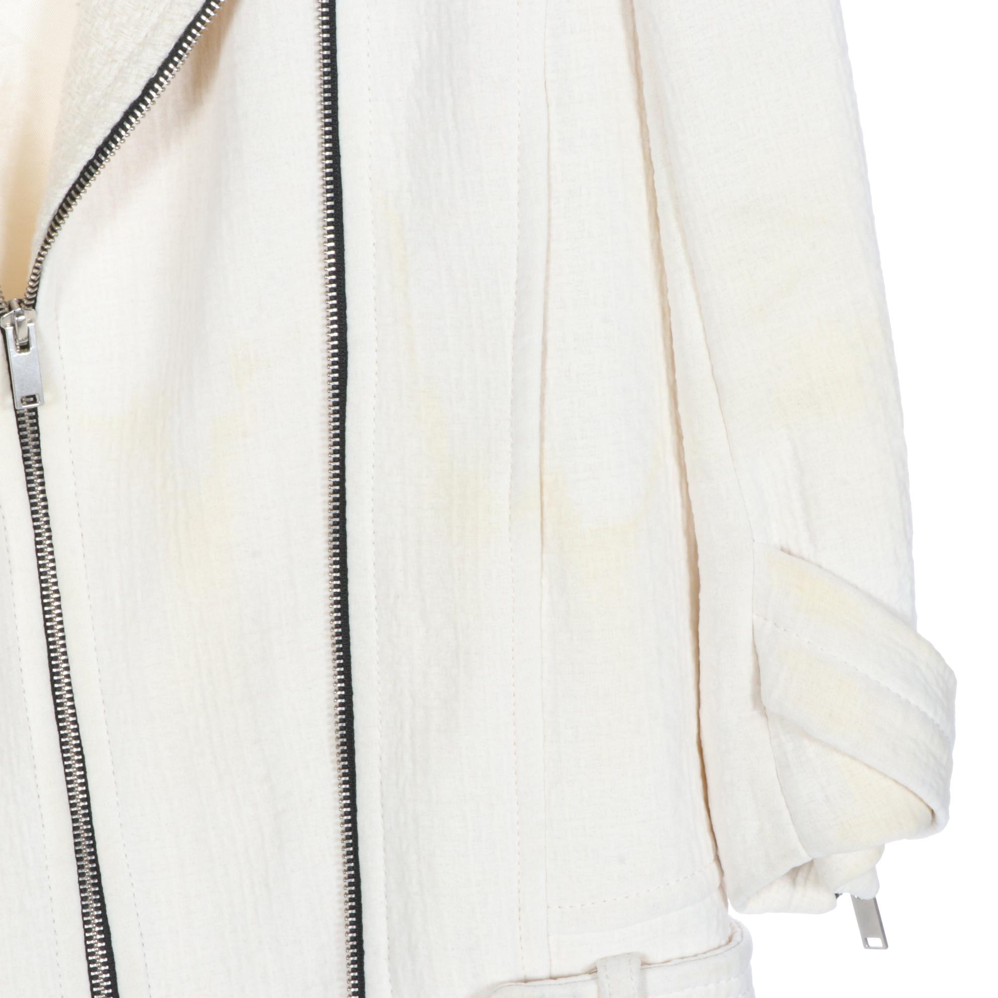 Zara Tweed Zip-Up Jackets