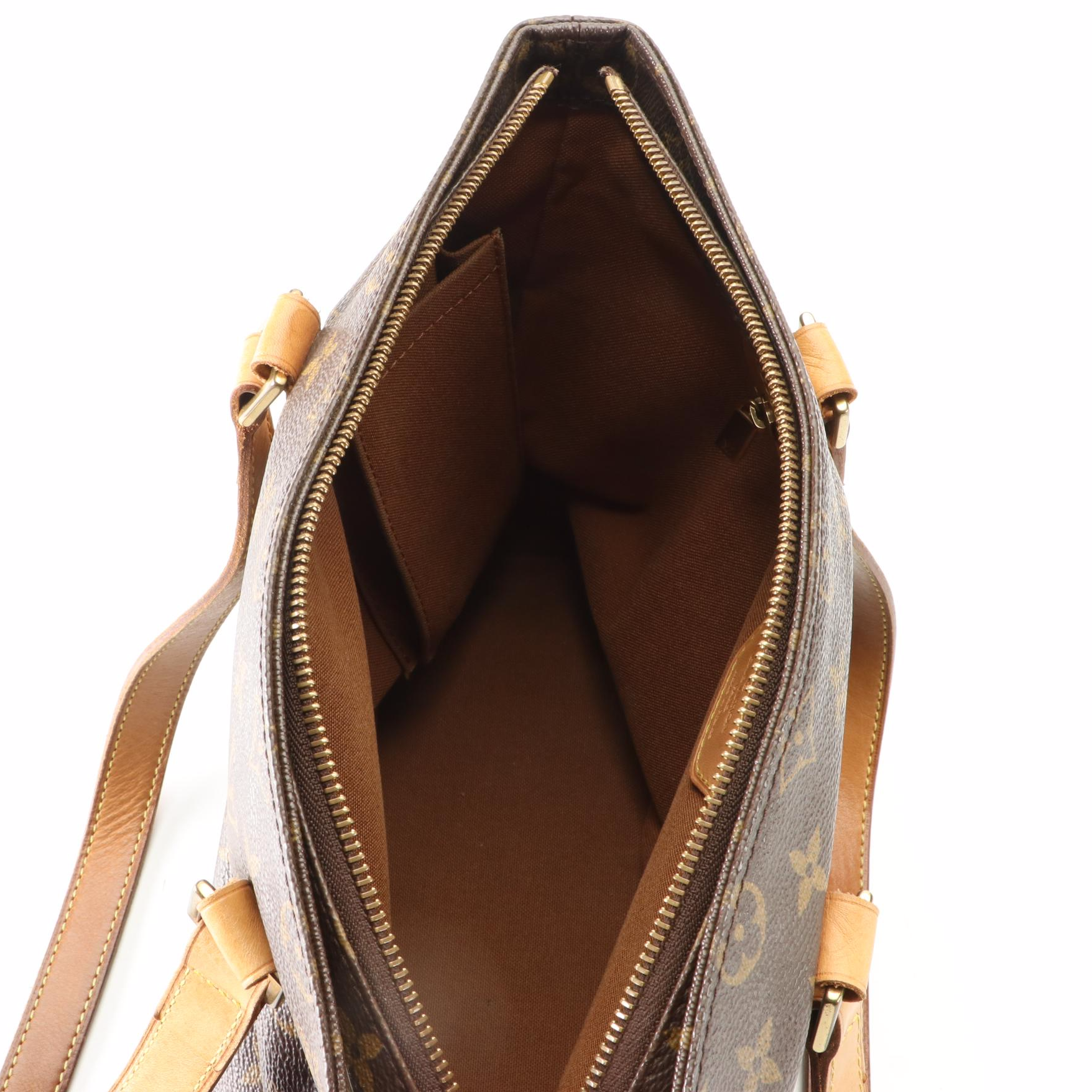 Louis Vuitton Cabas Piano Tote in Monogram Canvas and Vachetta Leather