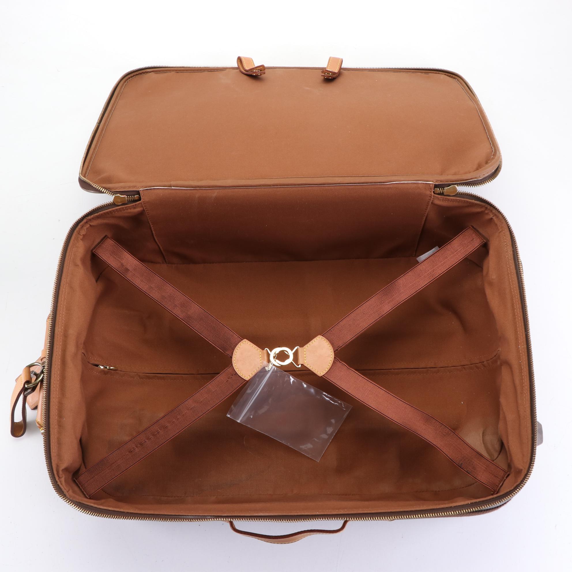 Louis Vuitton Pégase 55 Trolley Case in Monogram Canvas and Vachetta Leather