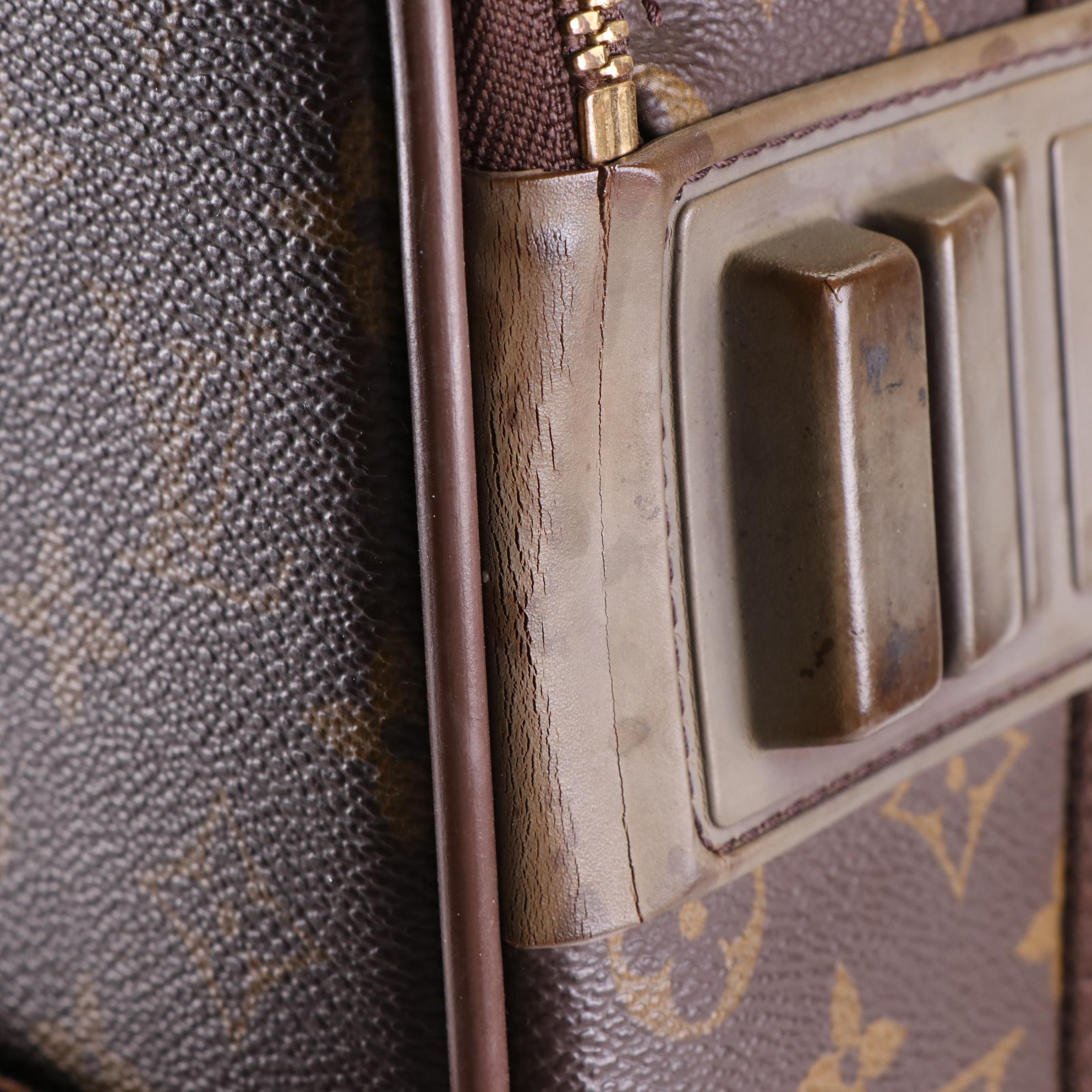 Louis Vuitton Pégase 55 Trolley Case in Monogram Canvas and Vachetta Leather