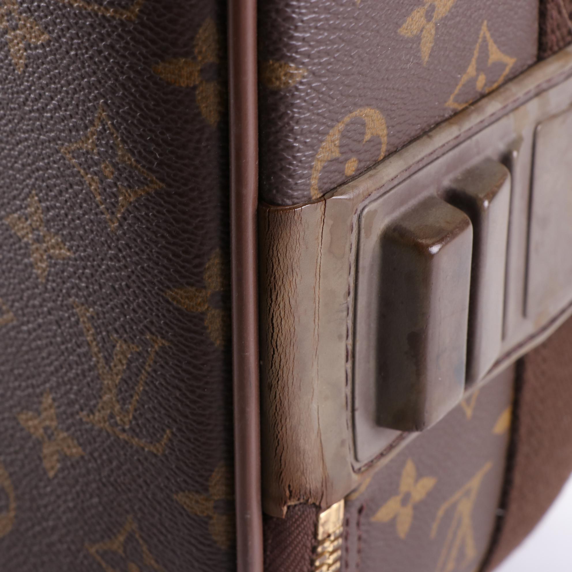 Louis Vuitton Pégase 55 Trolley Case in Monogram Canvas and Vachetta Leather