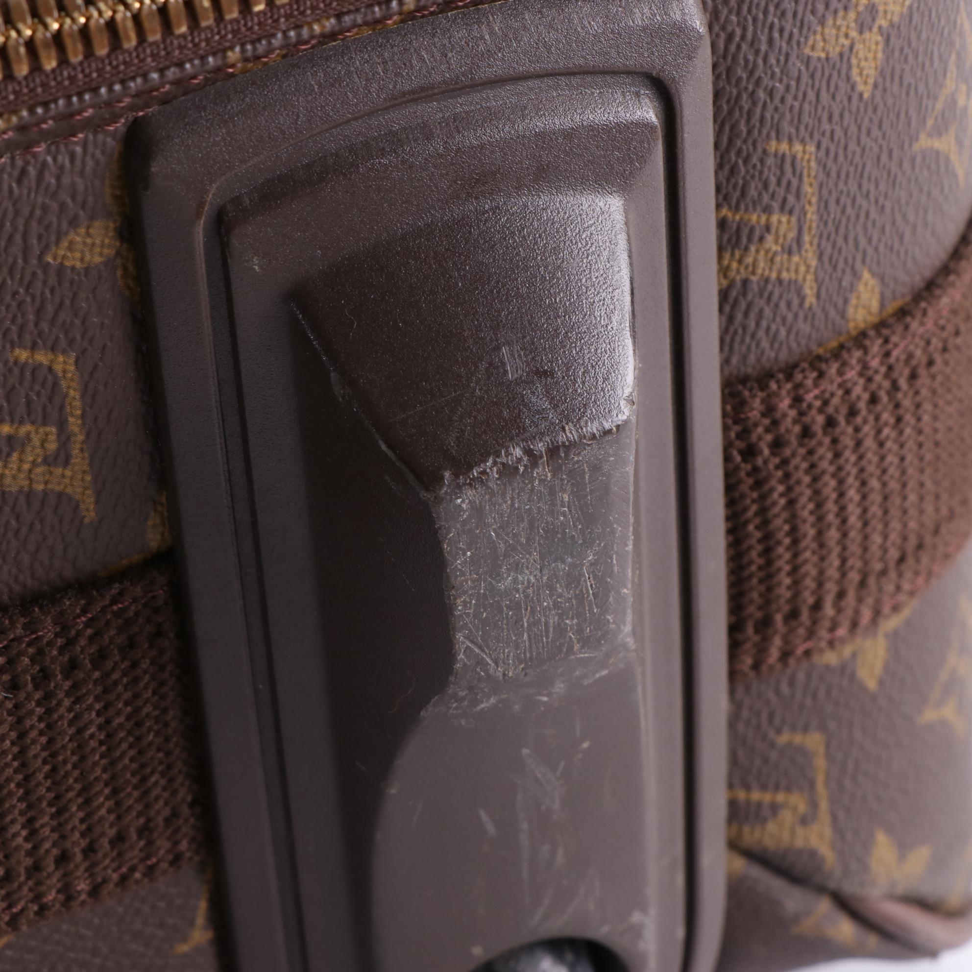 Louis Vuitton Pégase 55 Trolley Case in Monogram Canvas and Vachetta Leather