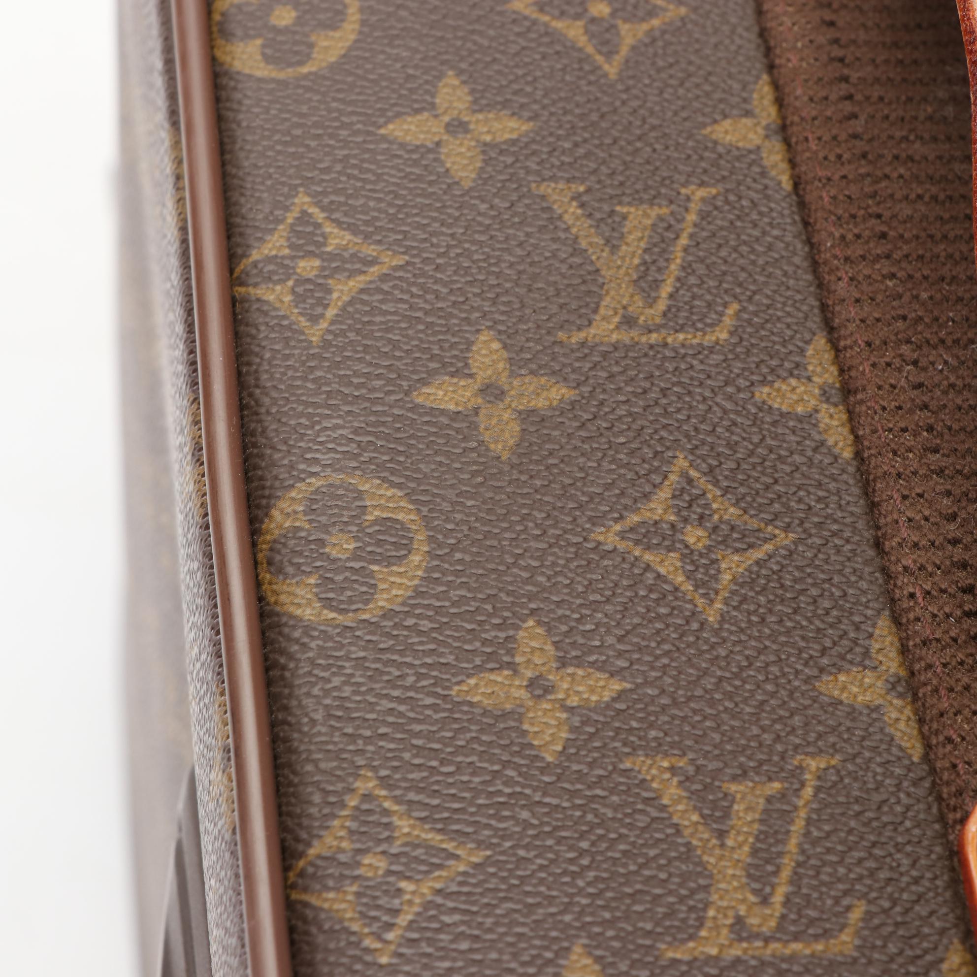 Louis Vuitton Pégase 55 Trolley Case in Monogram Canvas and Vachetta Leather