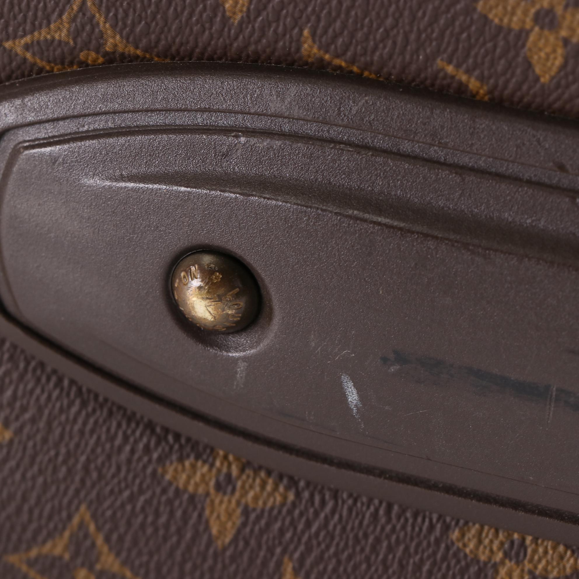 Louis Vuitton Pégase 55 Trolley Case in Monogram Canvas and Vachetta Leather