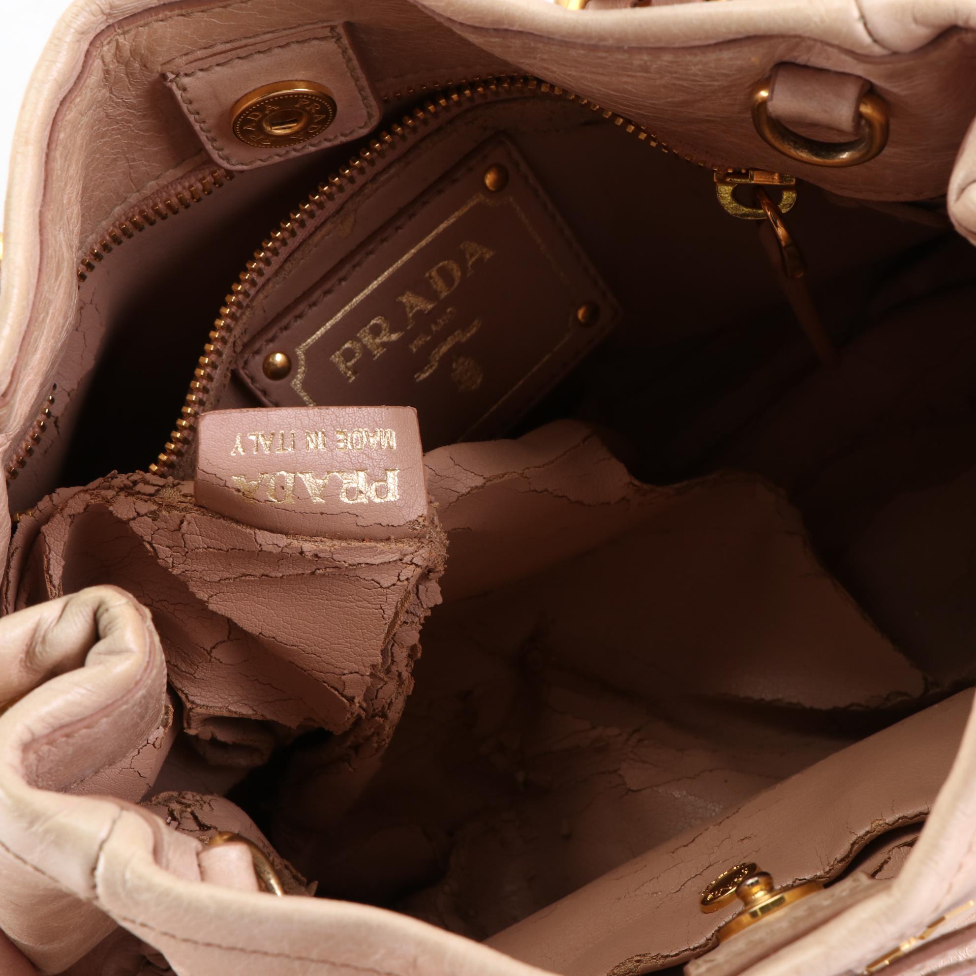 Prada Two-Way Handbag in Leather